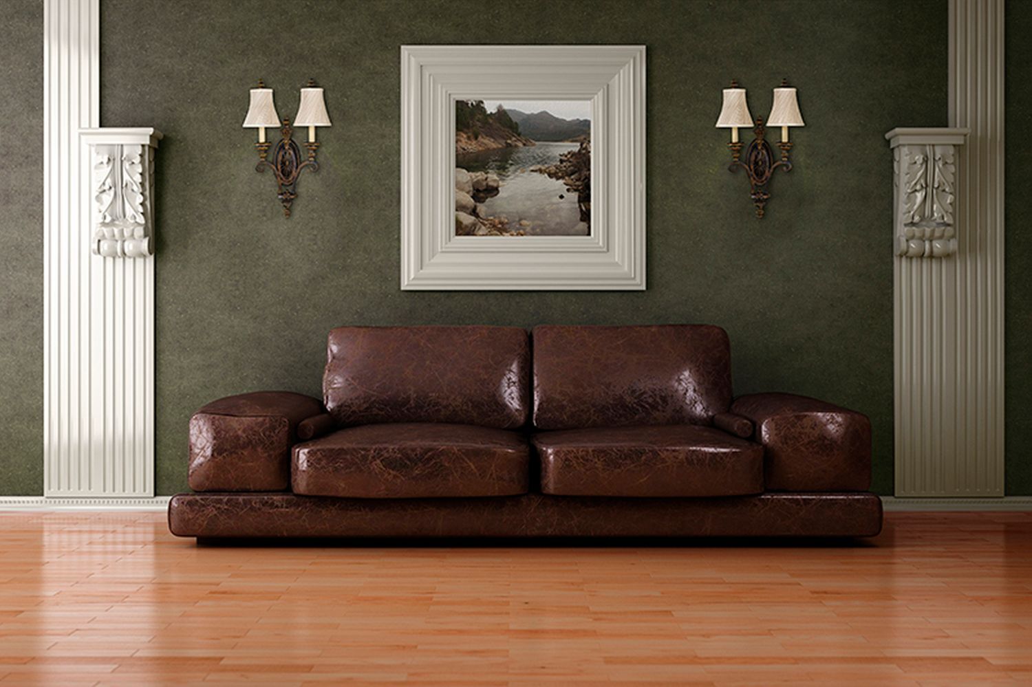 Couch, Wohnzimmer, Innenarchitektur, Kissen, Lampe