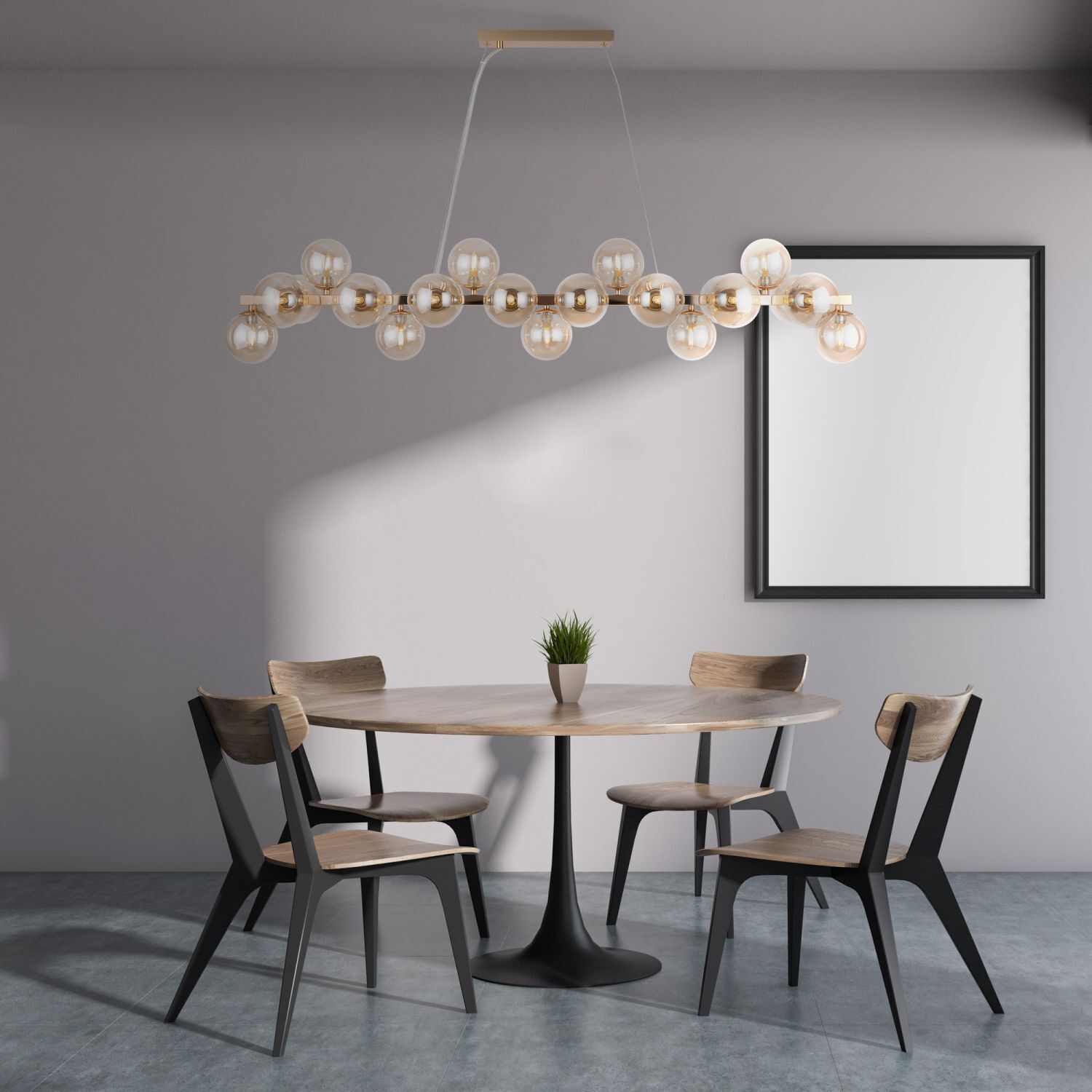 Esszimmer, Esstisch, Mobiliar, Tabelle, Lampe