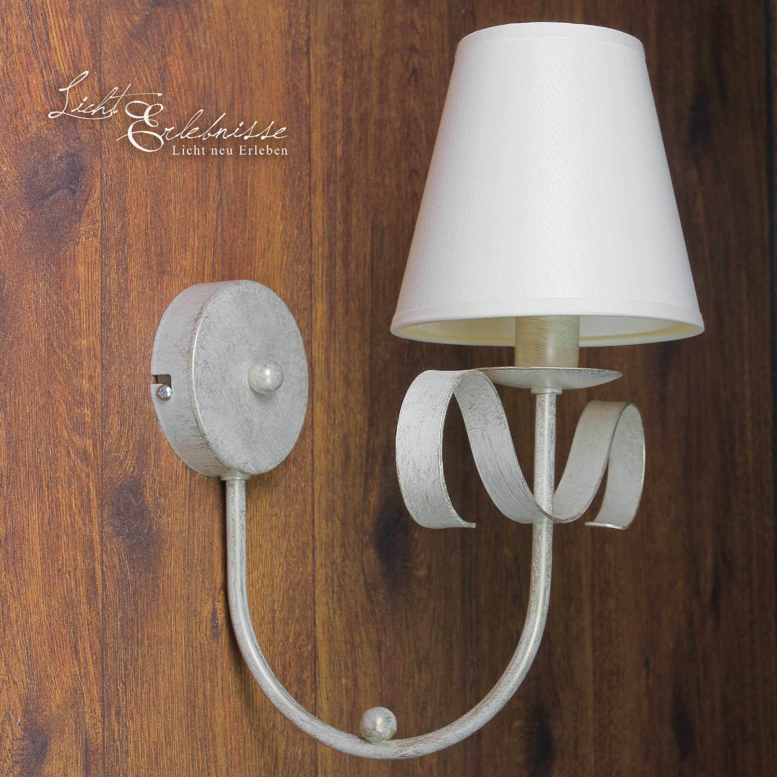 Applique murale MOTTO en blanc Lampe, Klebeband