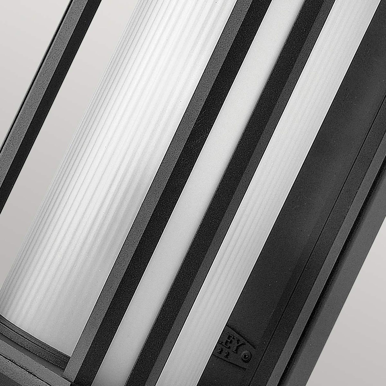 Applique extérieure verre aluminium E27 IP44 hauteur 38,3 cm