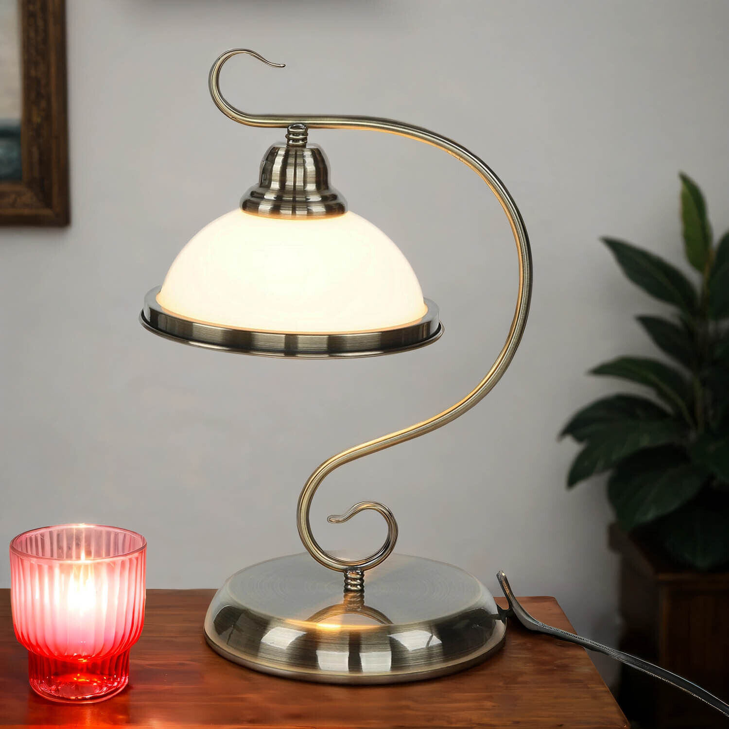 Lampe de table E27 ELISETT Art Nouveau