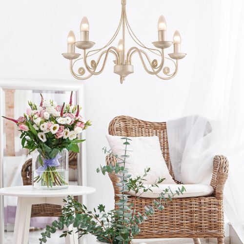 Leuchter, Lampe, Blume, Blumen-Arrangement, Pflanze