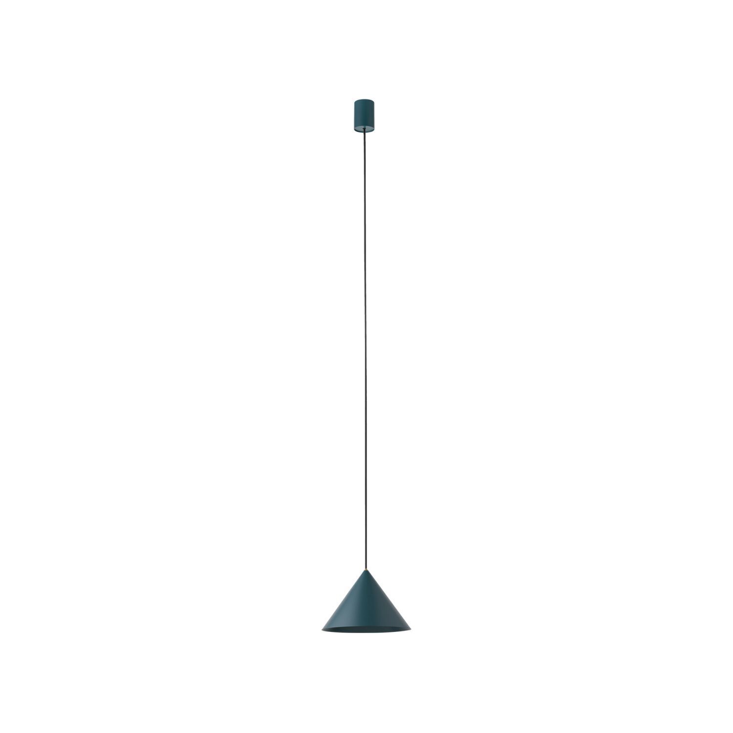 Lampe à suspendre verte GU10 Ø 20,5 cm métal rétro design