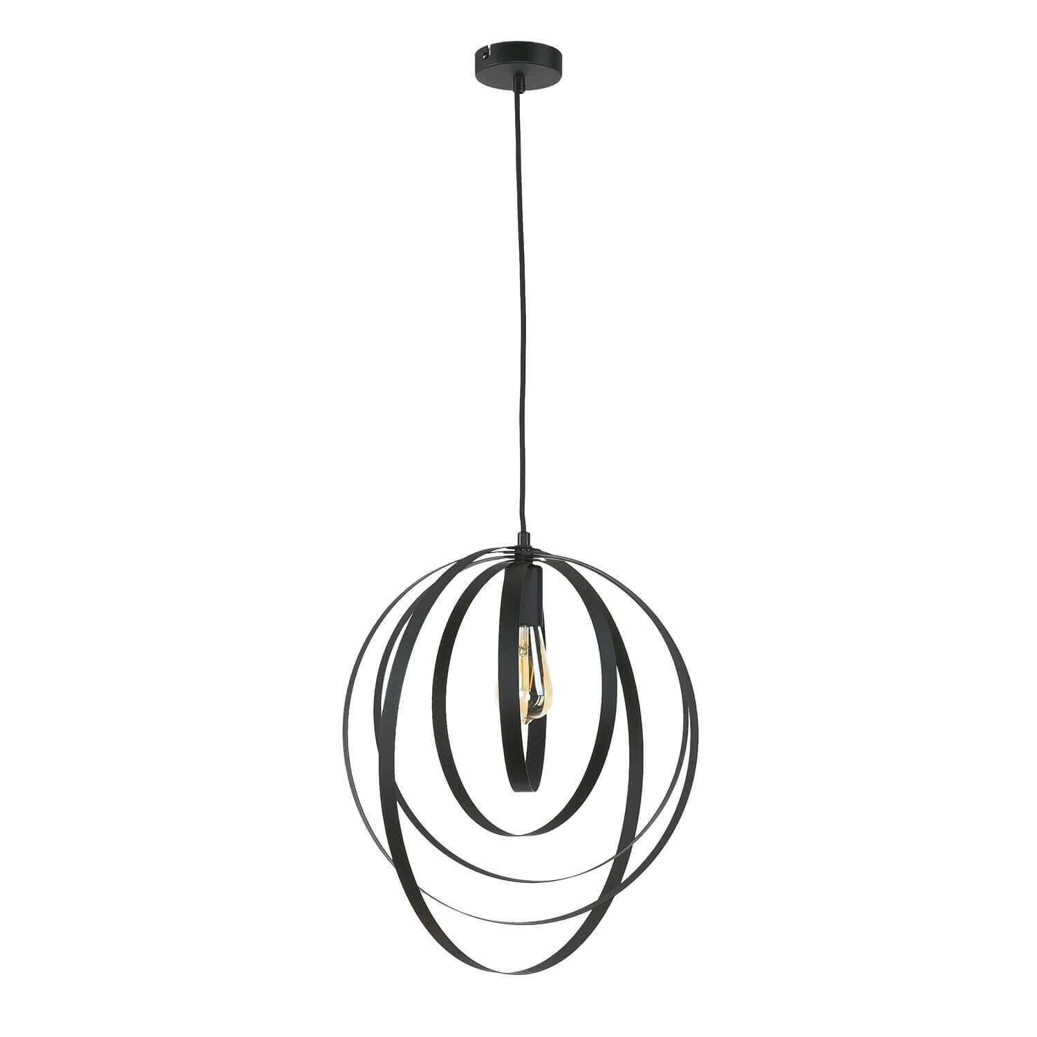 Lampe à suspendre MAE métal rond Moderne réglable pour E27