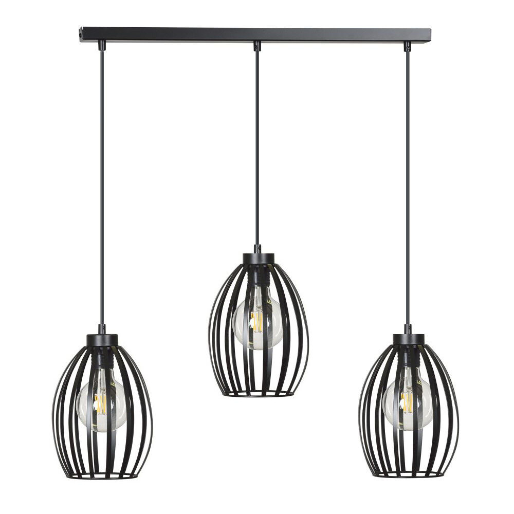 Lampe suspendue Moderne Noir Salon Salle à manger