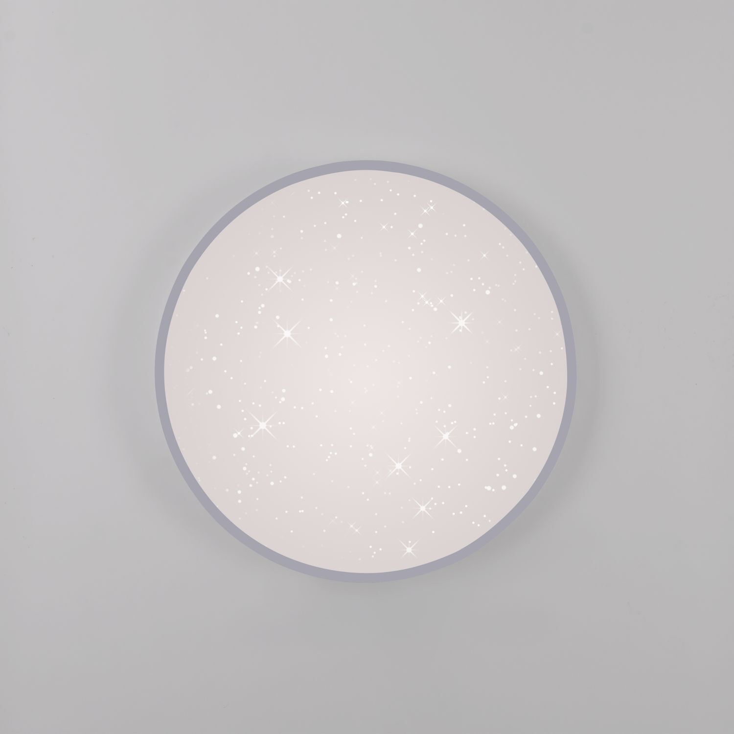 Lampe de plafonnier LED Ciel de nuit Argent Ø38 cm 20 W dimmable