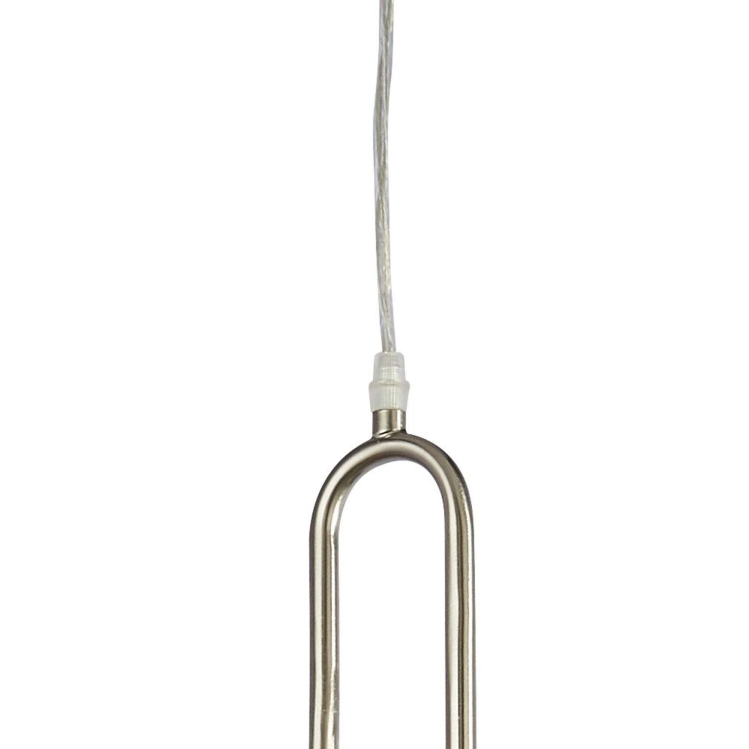 Suspension verre métal Ø 24 cm H : 1,3 m réglable E27