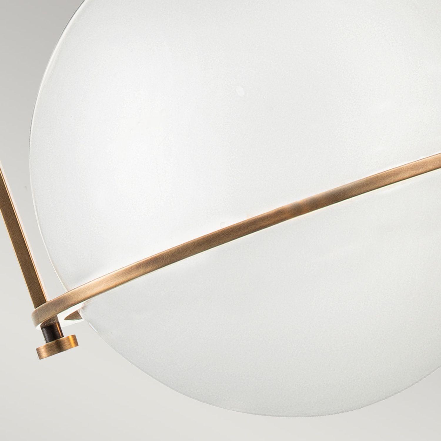 Lampe à suspendre métal verre D : 28,9 cm H : max. 129,4 cm