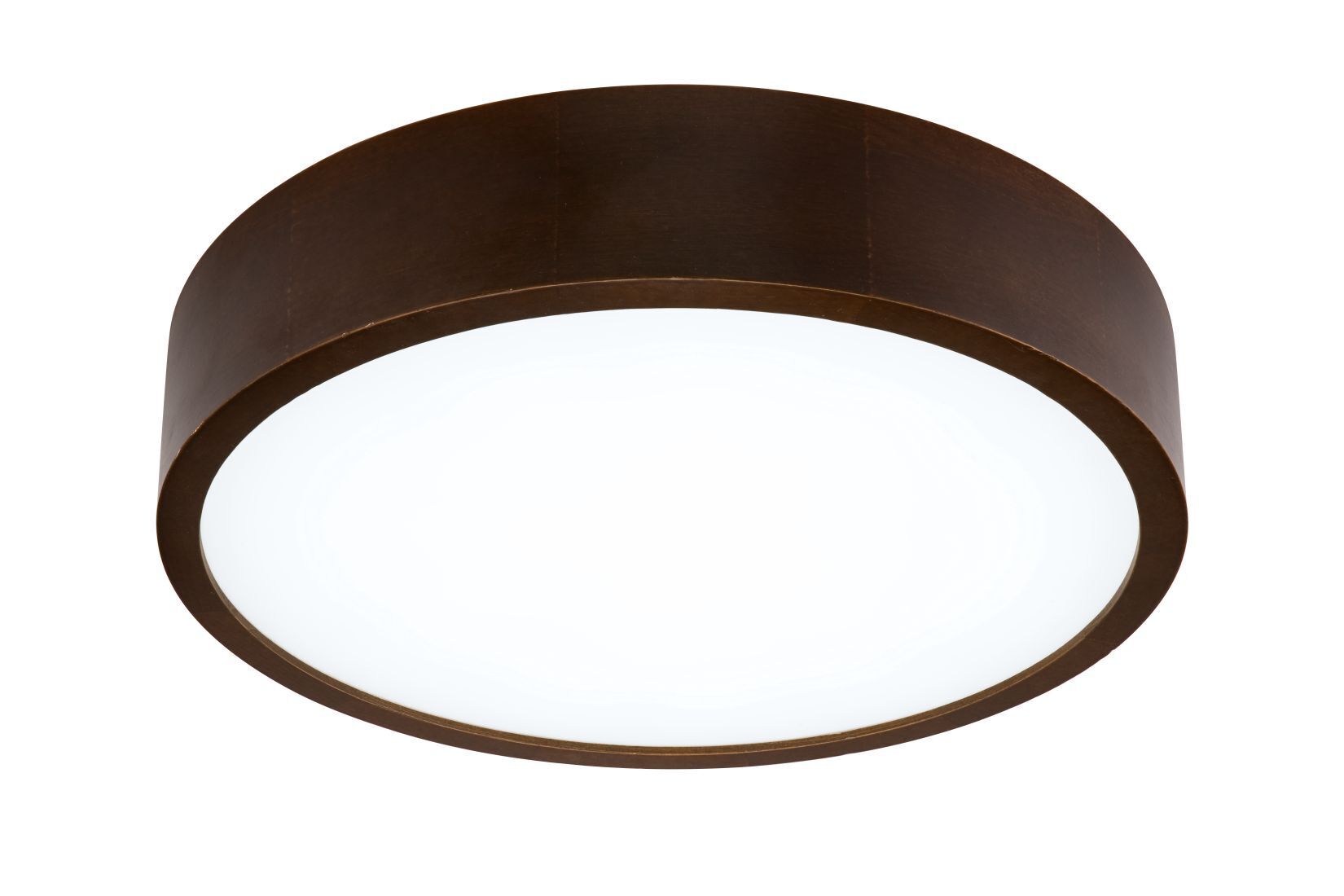 Plafonnier LED ARBARO Brun Moderne rond