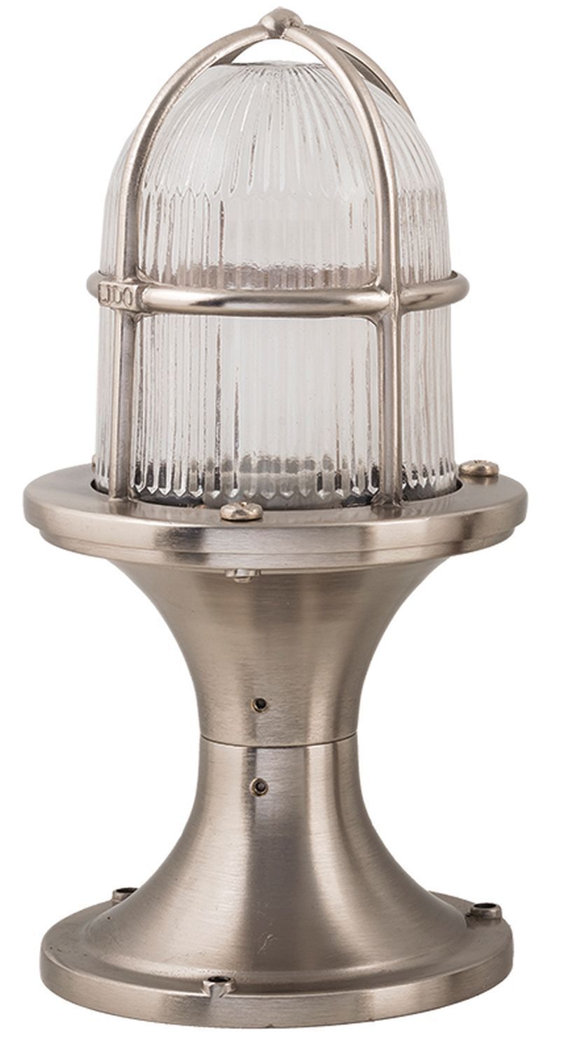 Lampe de socle SANTORIN Nickel Laiton véritable H:28cm