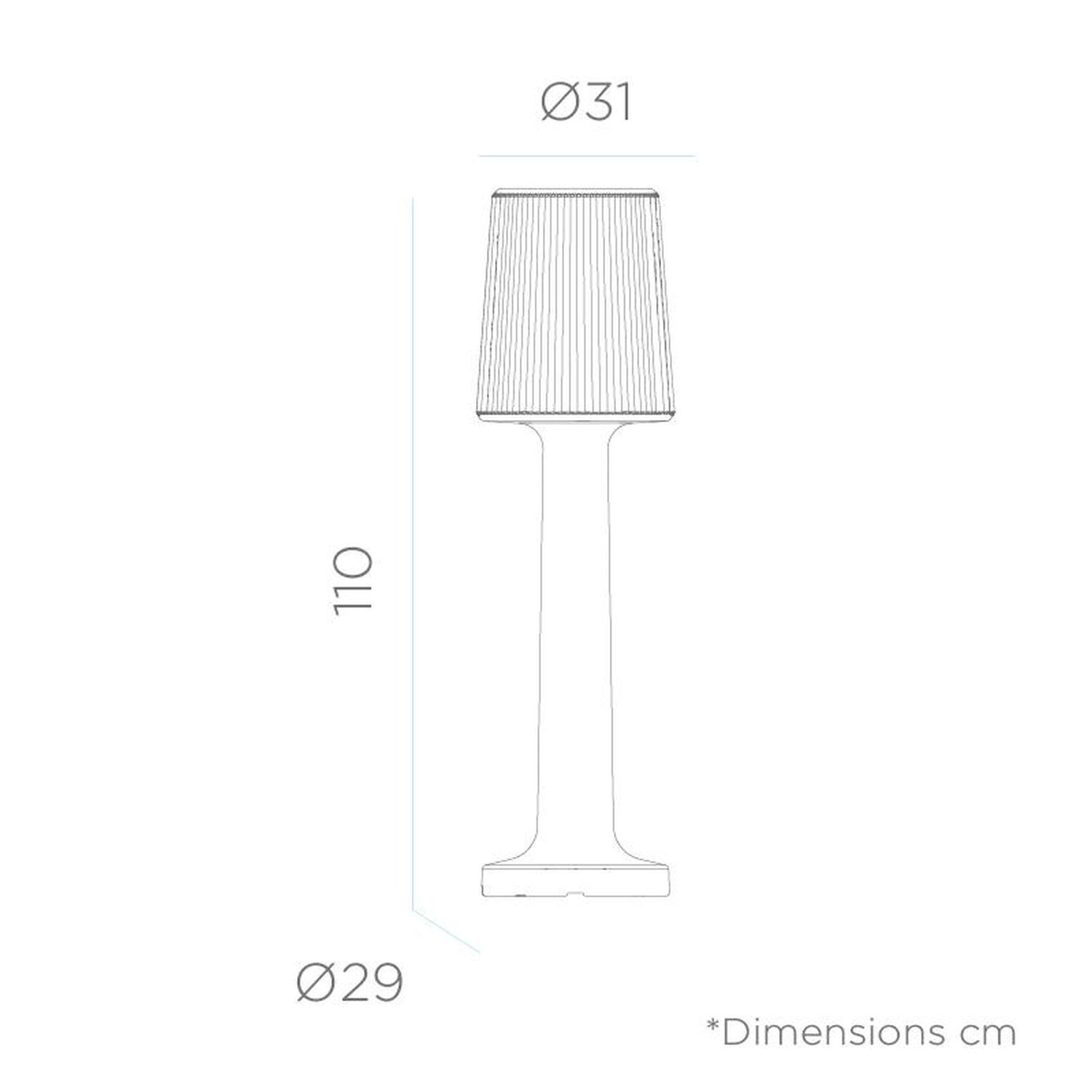 Lampe LED d'extérieur 110 cm fiche câble IP65 6000 K 1600 lm Lampe, Tischlampe