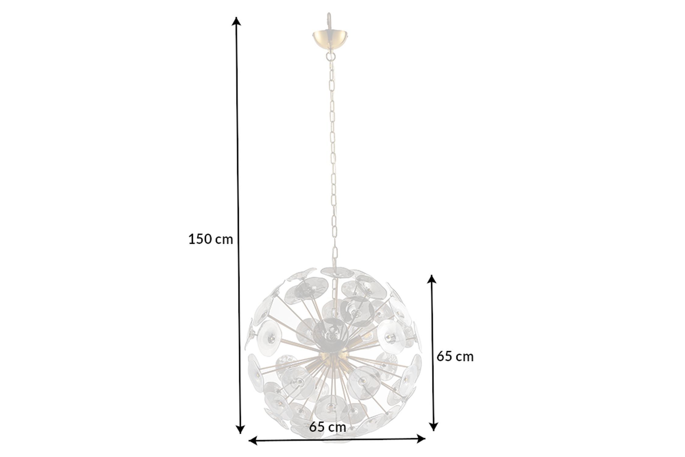 haengelampe-pendelleuchte-hoehenverstellbar-lucas-5x-e14-bis-40w-transparent-gold-modern-le108707-05 hängelampe, globus-lampe, kugel-deko, hängeleuchte, metall-rahmen
