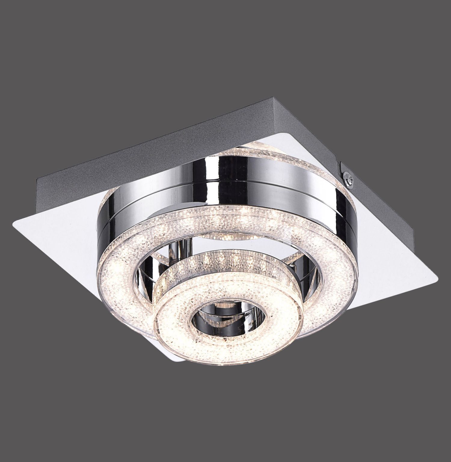 Spot de plafond LED métal orientable 3000 K 600 lm chrome Deckenleuchte