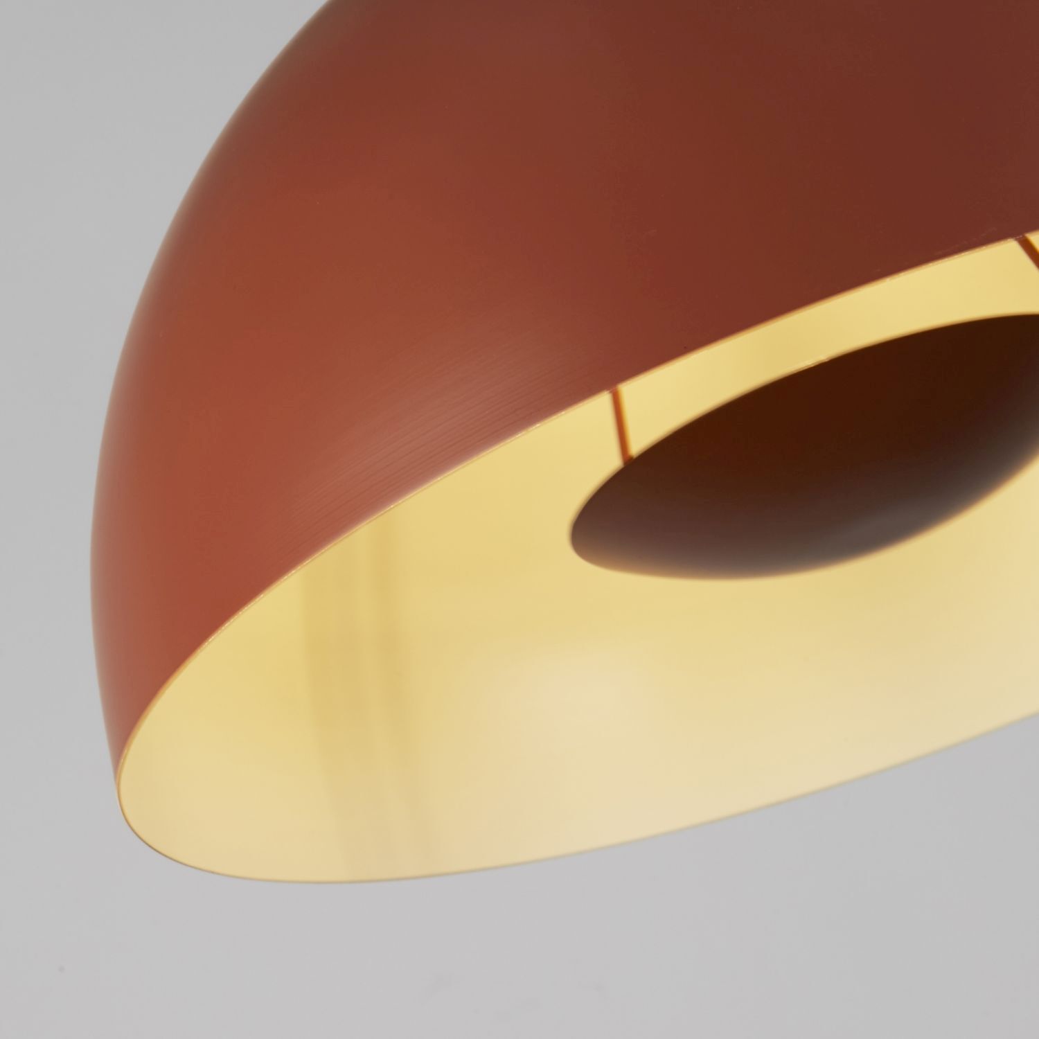 Lampe à suspendre Loft E27 jusqu'à 60 W Ø40 cm métal orange