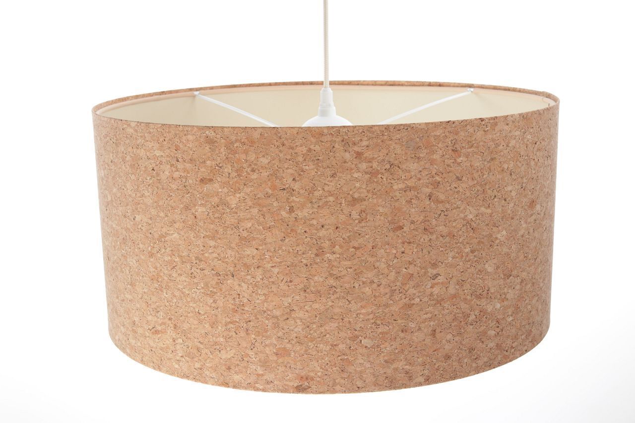 Lampe à suspendre Salon Naturel E27 Ø 50 cm Liège Moderne