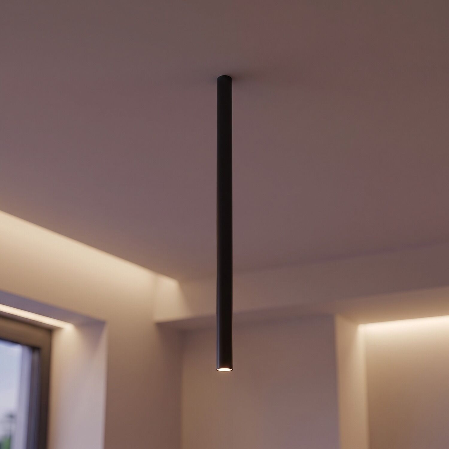hängende Leuchte, Pendel, LED-Lampe, Standleuchte, Minimalismus