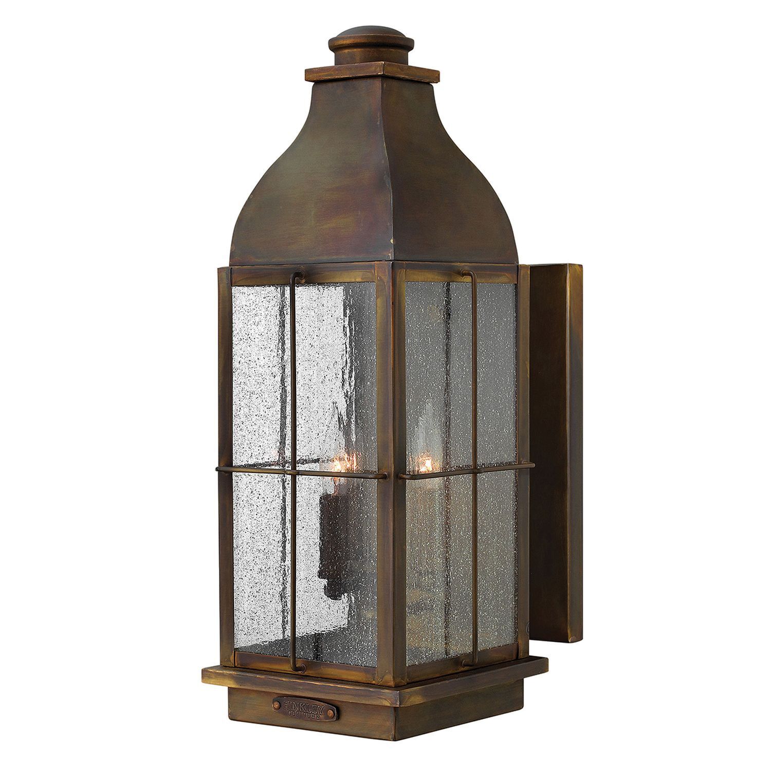 Lampe murale d'extérieur en laiton marron IP44 Rustique