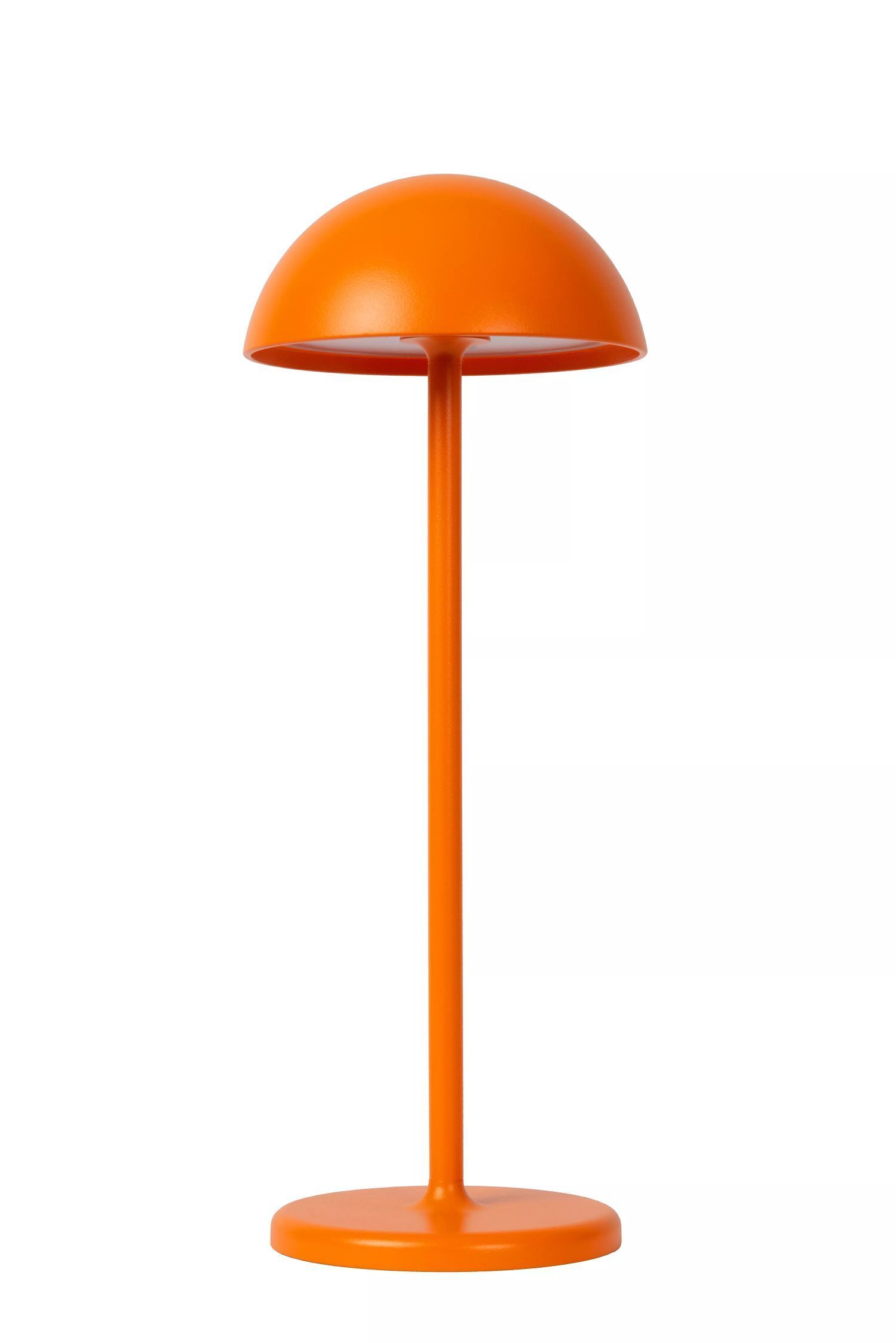 LED Akku Tischlampe Orange 32 cm 3000 K IP54 7h dimmbar Lampe, Lampenschirm, Mobiliar