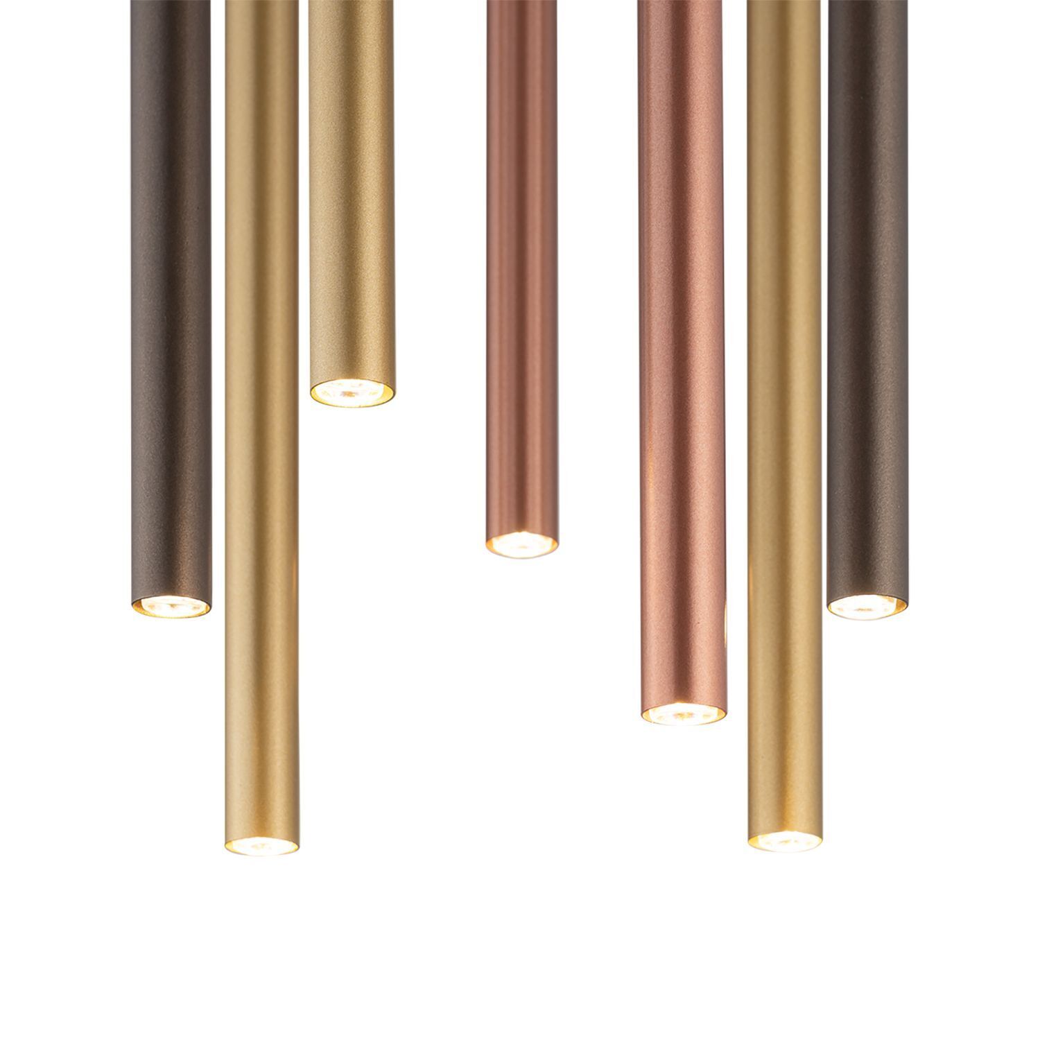 Suspension métal ajustable 7 flammes G9 Moderne CULT