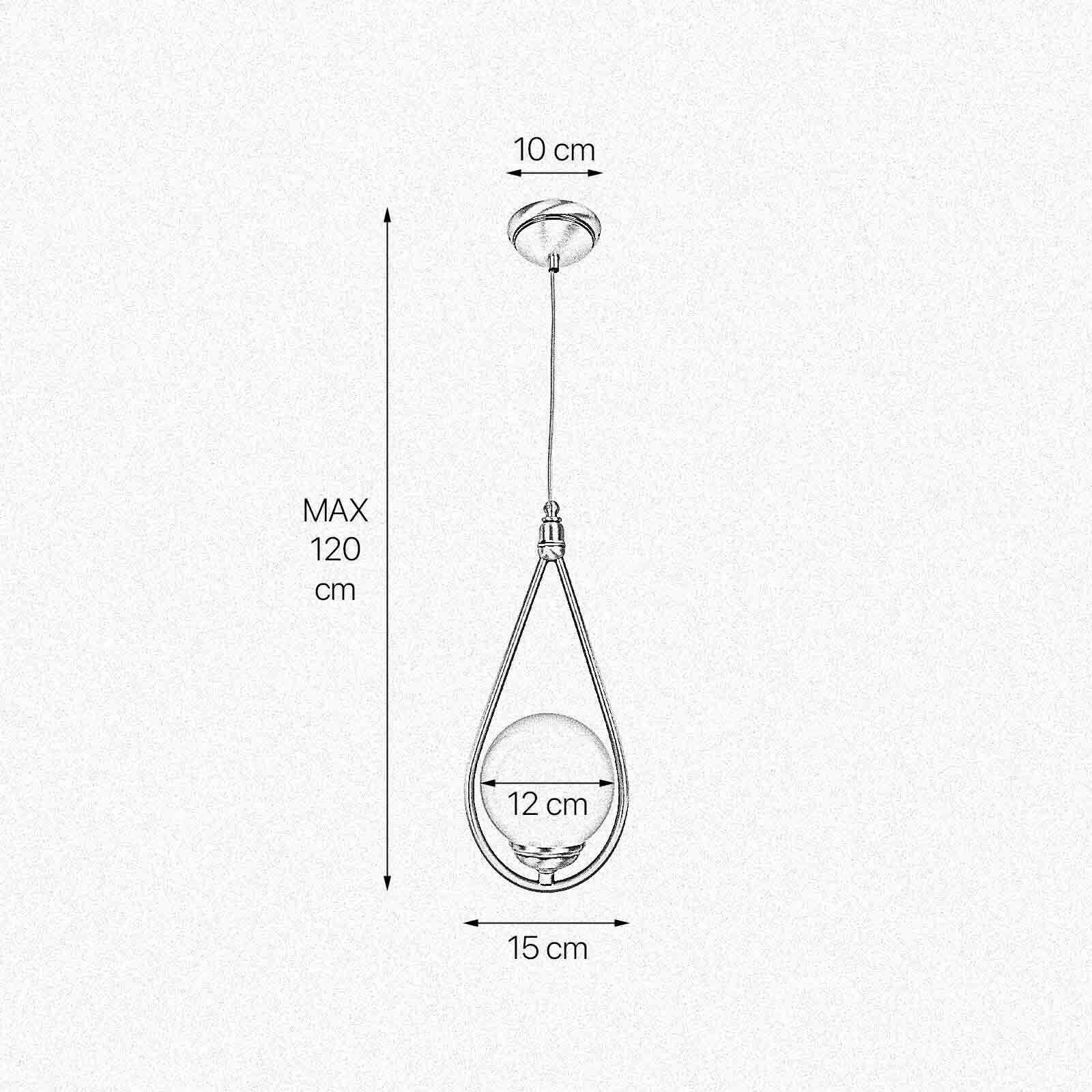 Lampe à suspendre en bronze clair blanc E14 laiton verre Art Nouveau Diagramm, Handlung