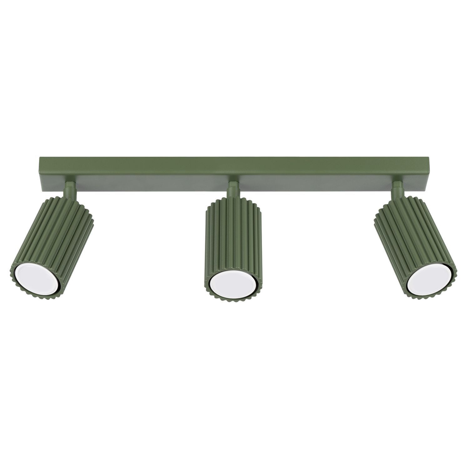 Projecteur de plafond à 3 flammes GU10 L : 45 cm Vert en aluminium