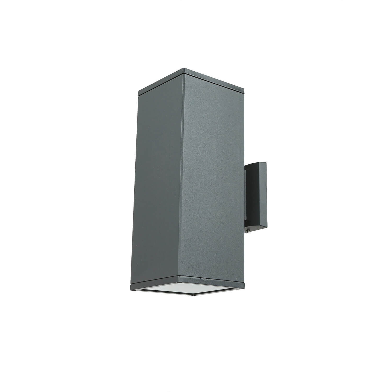 Lampe d'extérieur Anthracite Up Down IP54 carrée 30cm