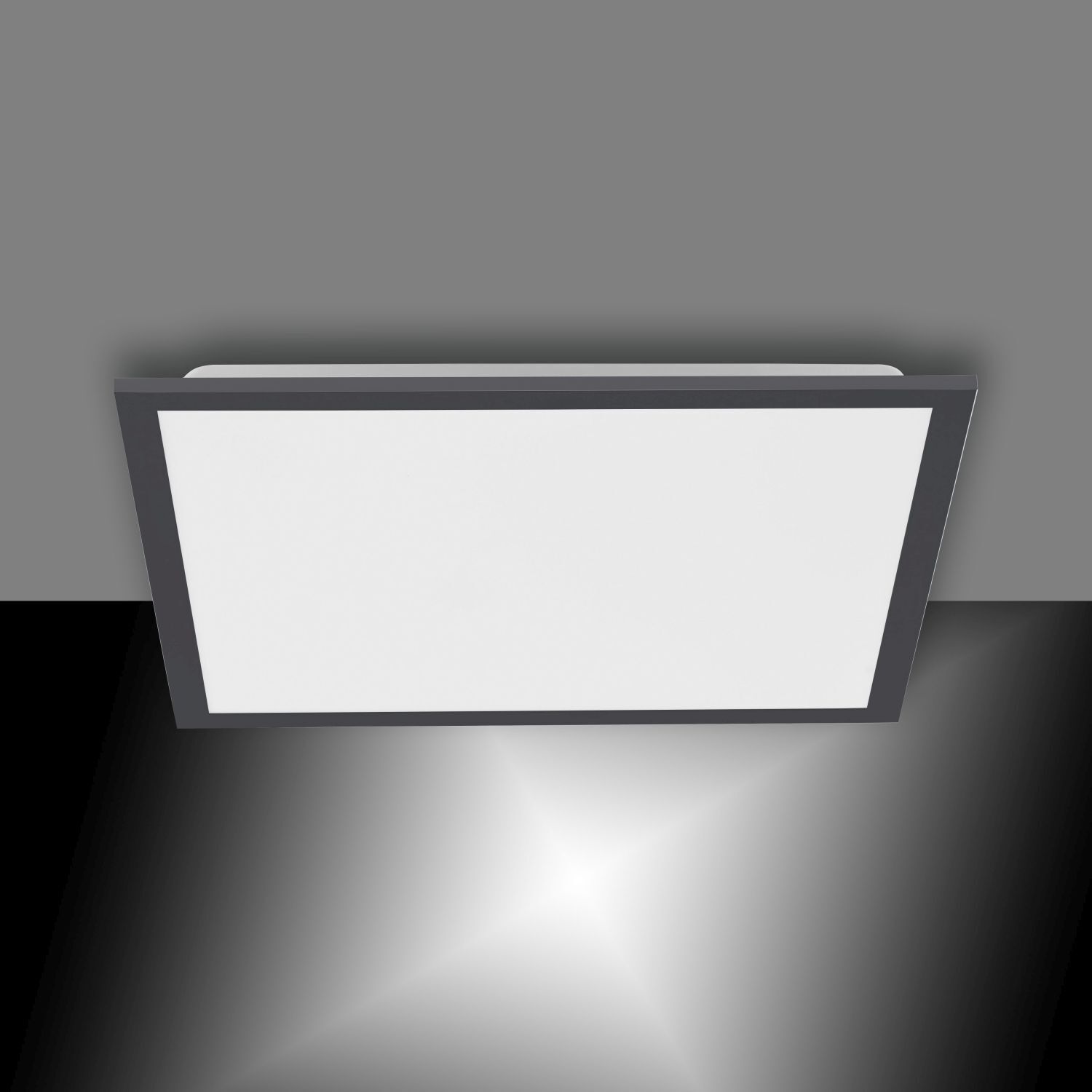 Lampe de plafonnier LED à intensité variable L:44,5 cm Télécommande noire