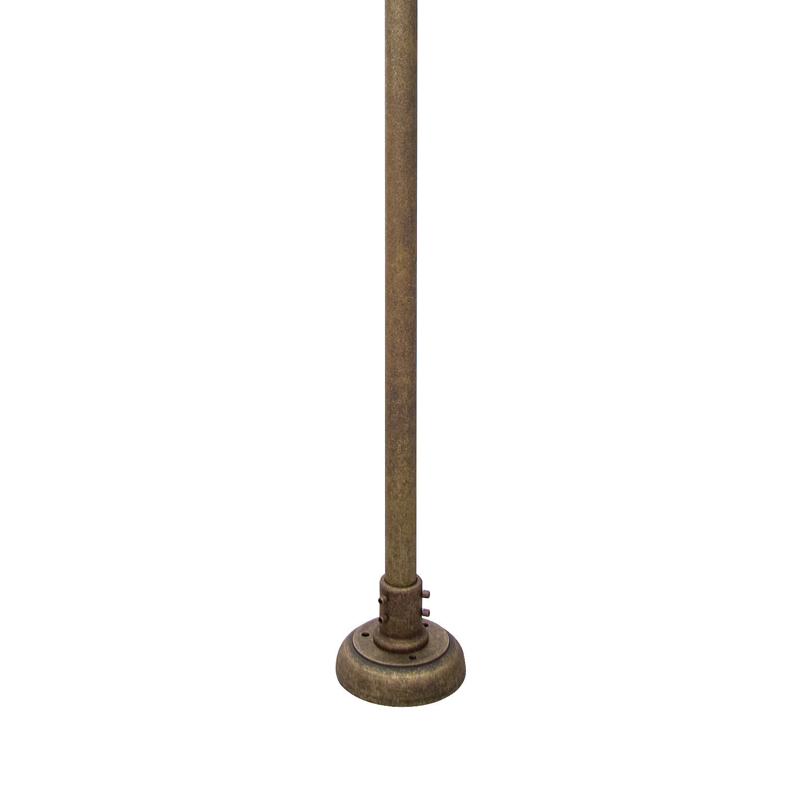 Lampe d'extérieur à 2 flammes 210 cm E27 IP44 laiton Maritim