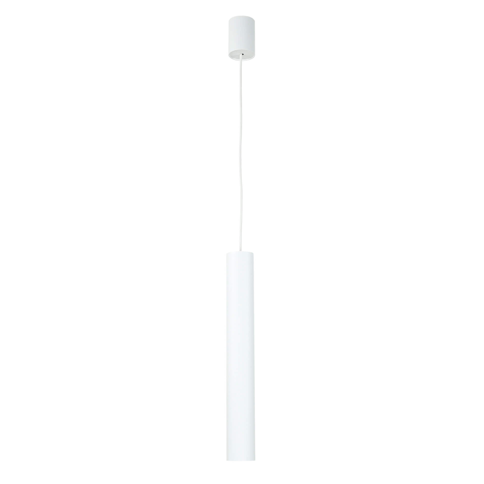 Suspension moderne blanche ajustable étroite