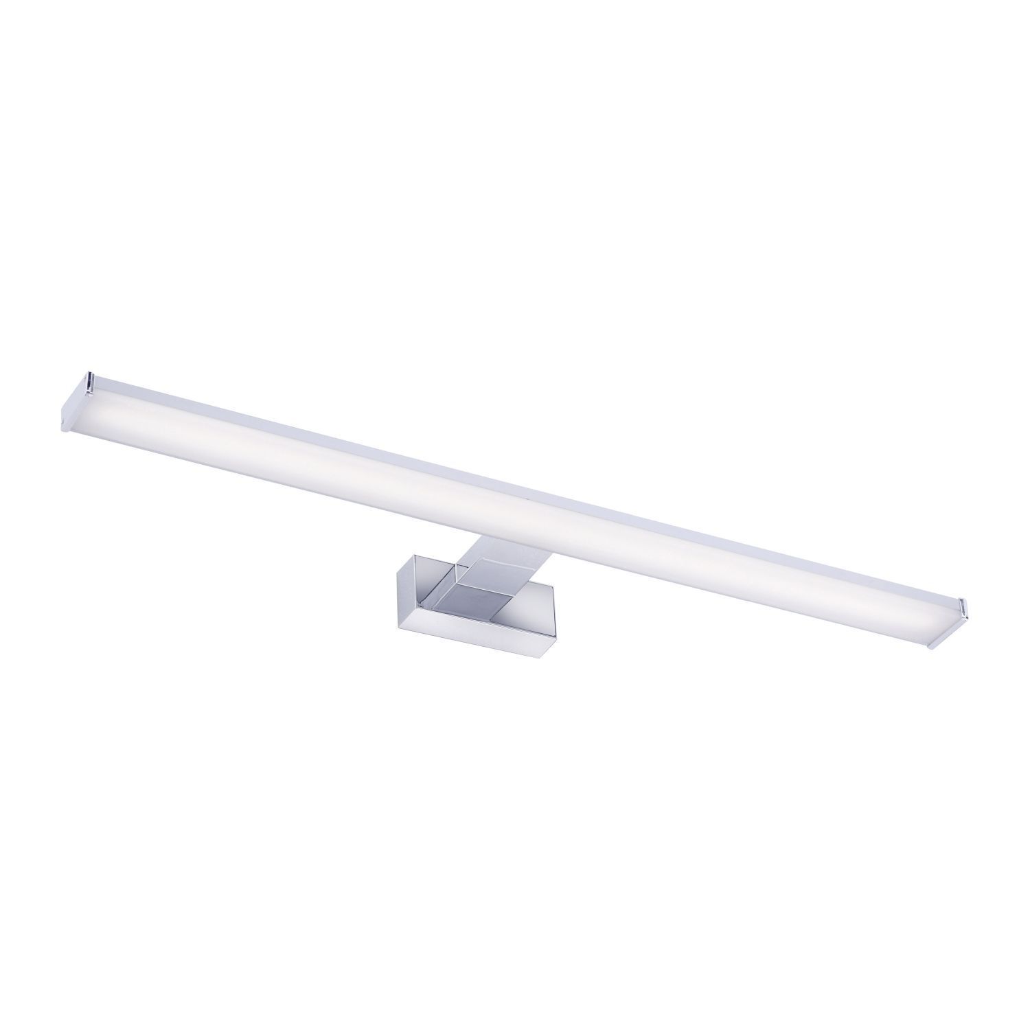 Applique LED en métal chromé 1550 lm blanc neutre 60 cm
