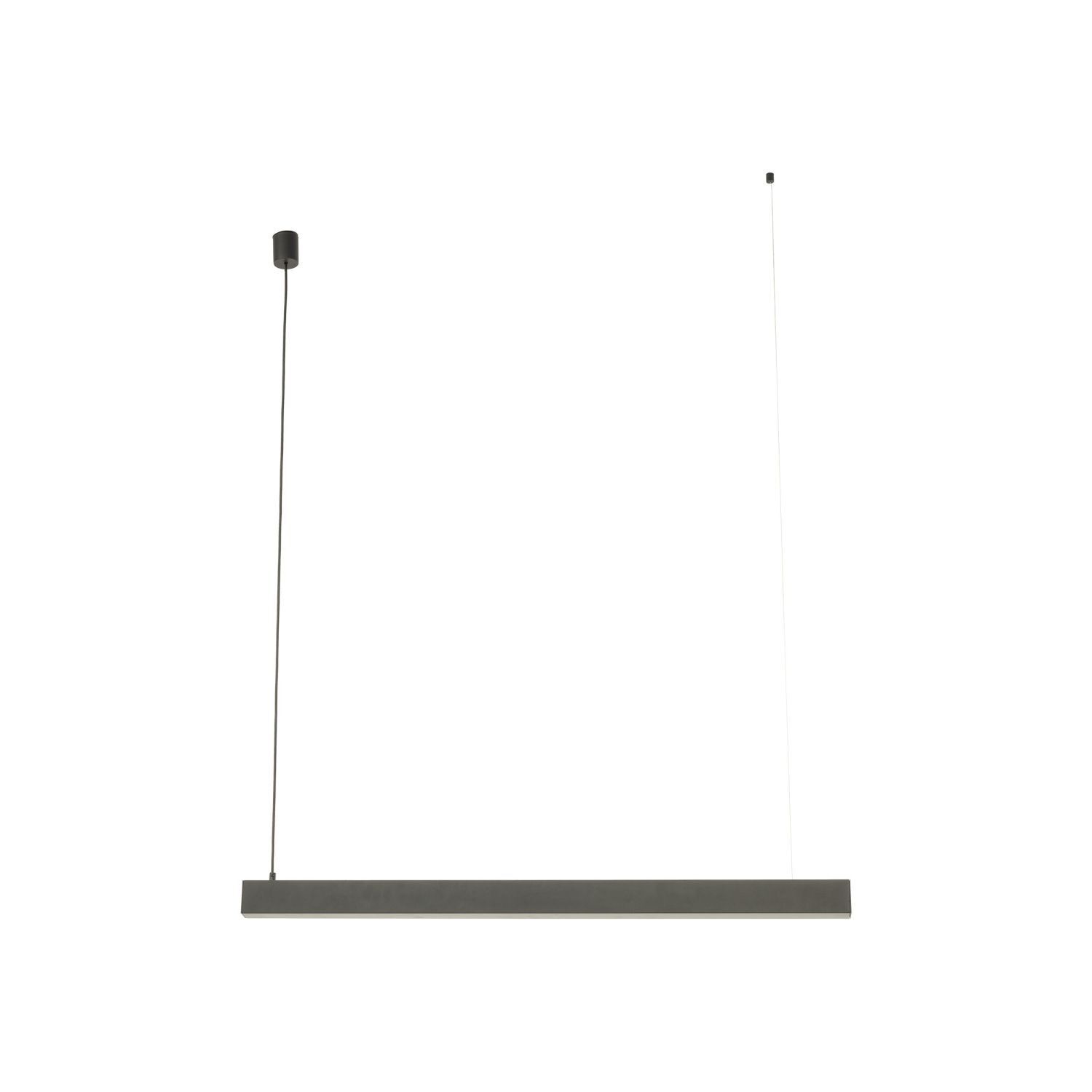 Lampe LED à suspendre noire 112,5 cm de long 4000 K métal BLAKE