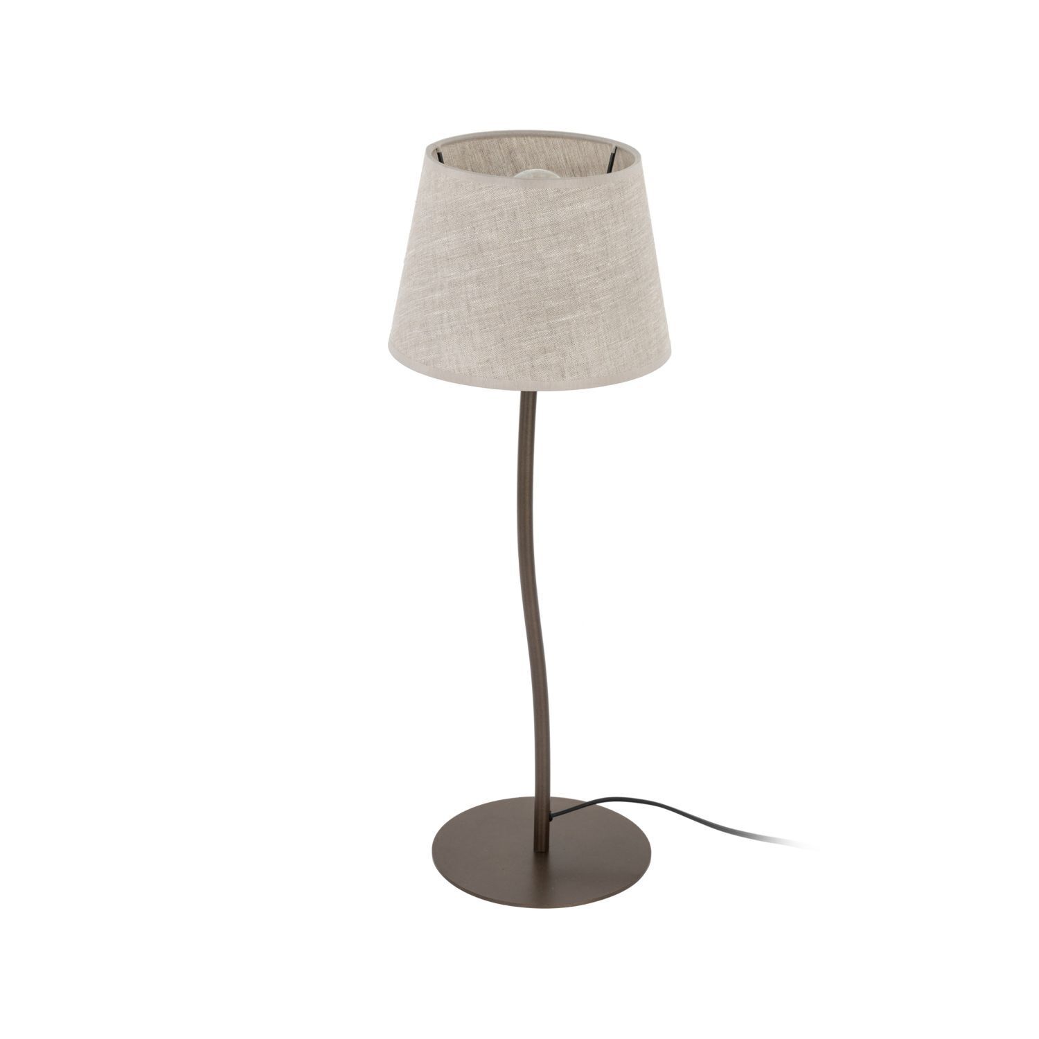 Lampe de table chambre d'enfant 37 cm métal tissu petit E27