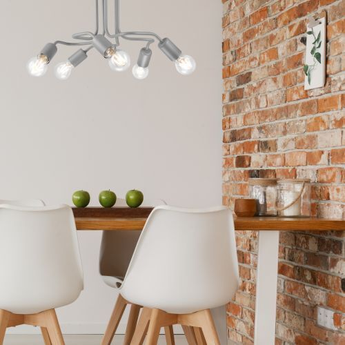 Esszimmer, Esstisch, Mobiliar, Tabelle, Lampe