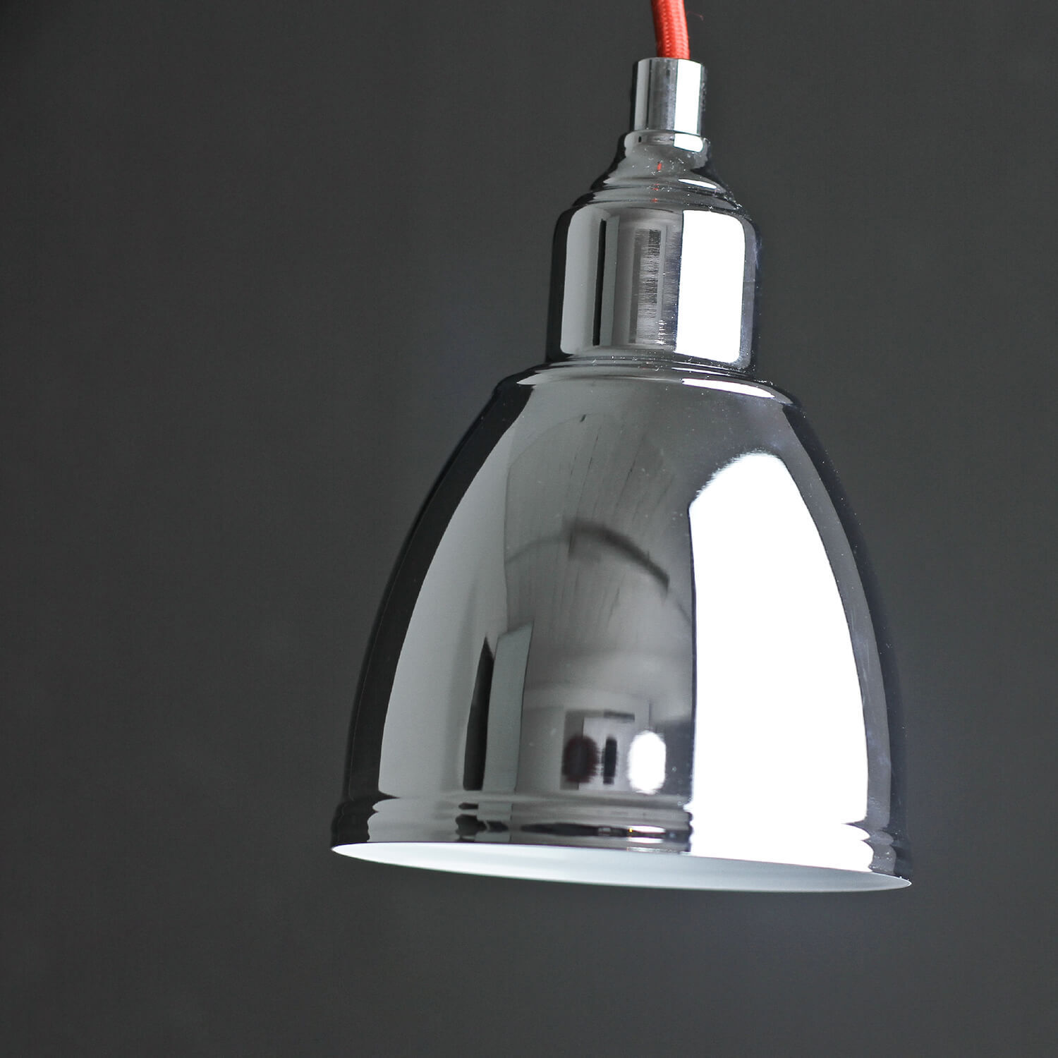 Suspension chromée à une flamme Beleuchtung, Lampe