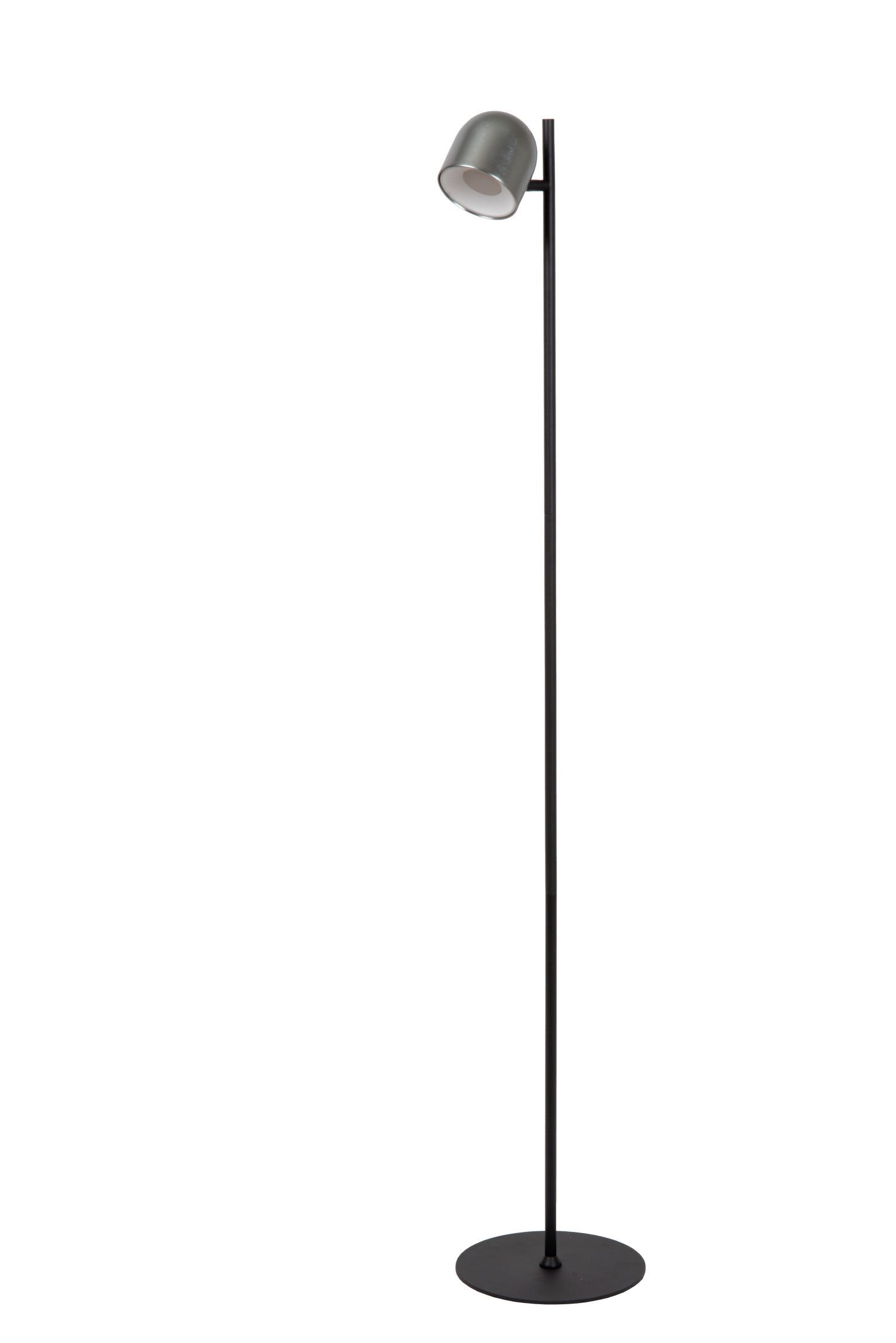 LED Akku Stehleuchte Grau 3000 K 137 cm modern Lampe, Lampenschirm