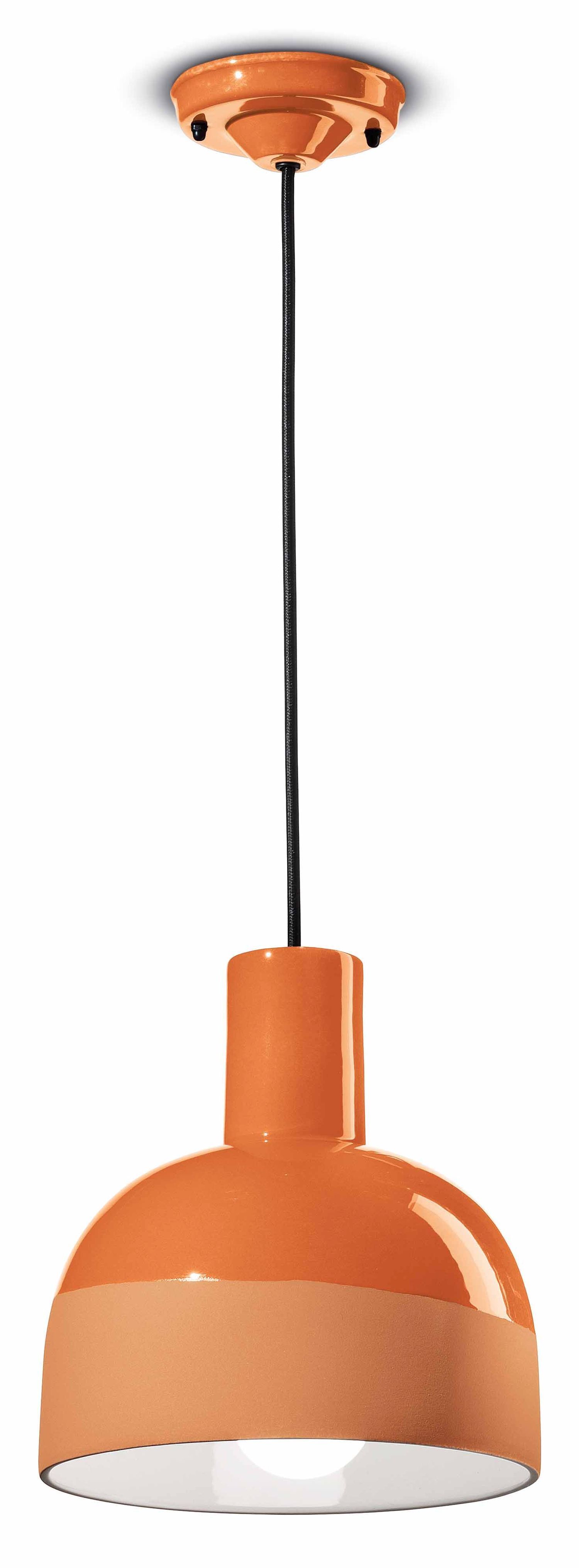 Lampe à suspendre céramique ronde Ø 22,5 cm H : max. 146,5 cm