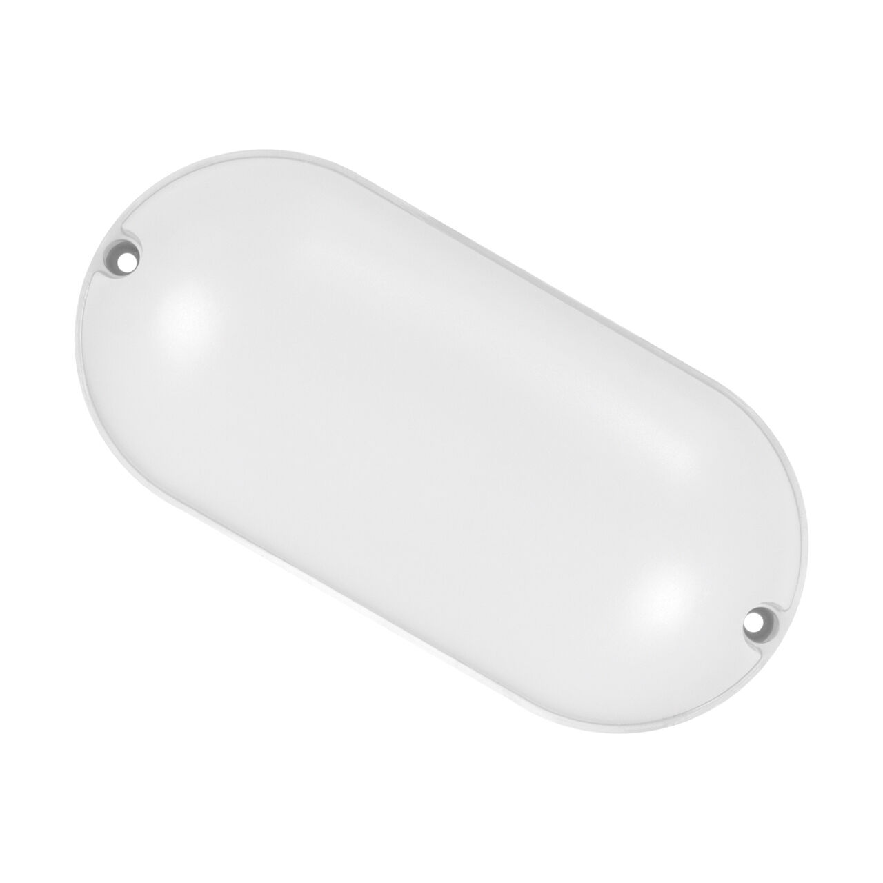 Plafonnier LED IP65 blanc ovale à faible éblouissement