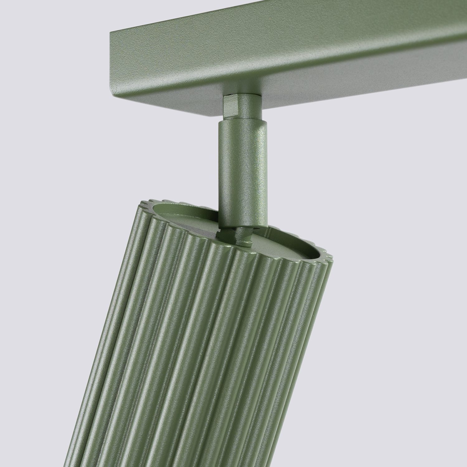 Projecteur de plafond à 2 flammes L : 30 cm petit orientable GU10 vert