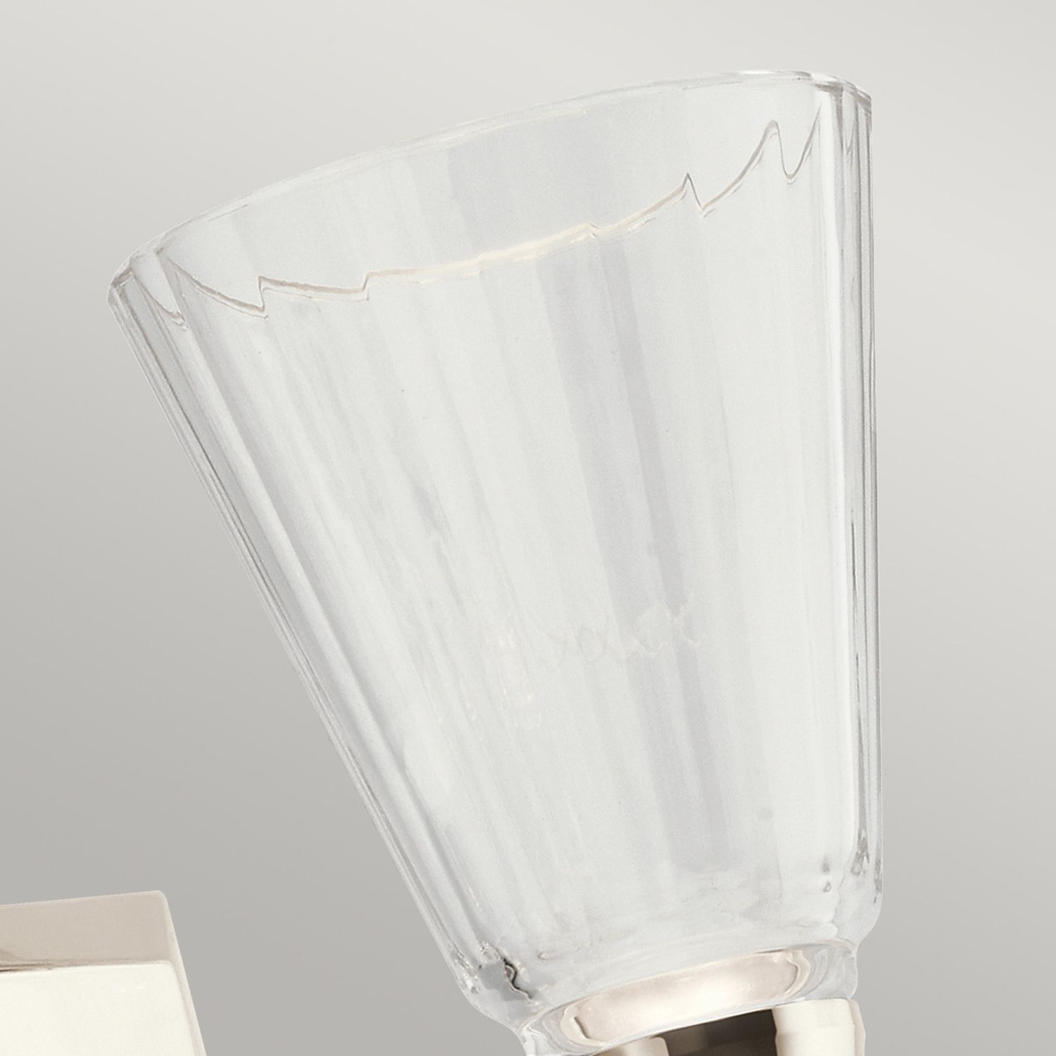 Lampe de salle de bain LED murale IP44 36,8 cm de large verre métal
