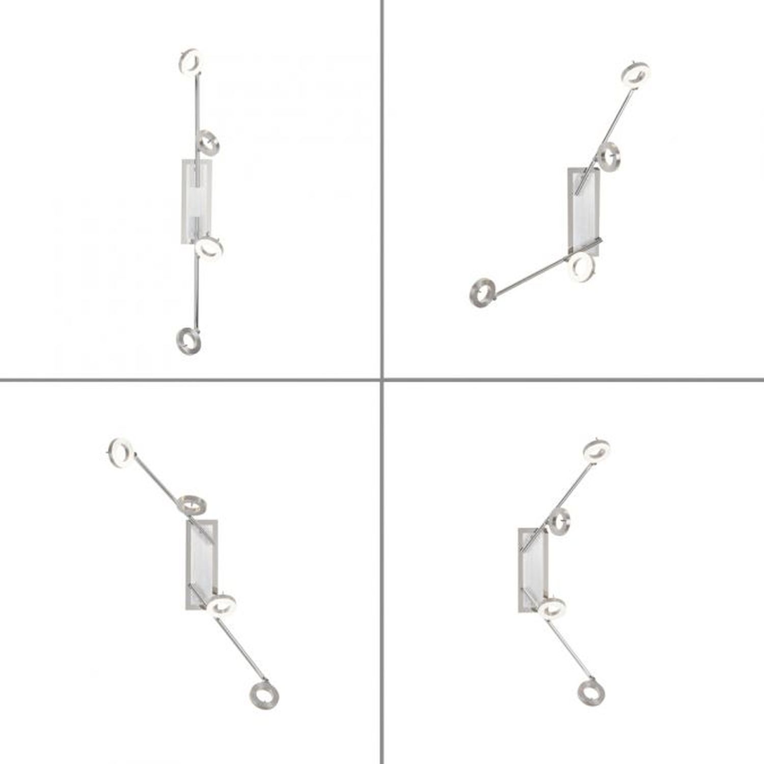 Beweglicher LED Deckenstrahler in Aluminium IP44 94 cm Elektronik, Hardware