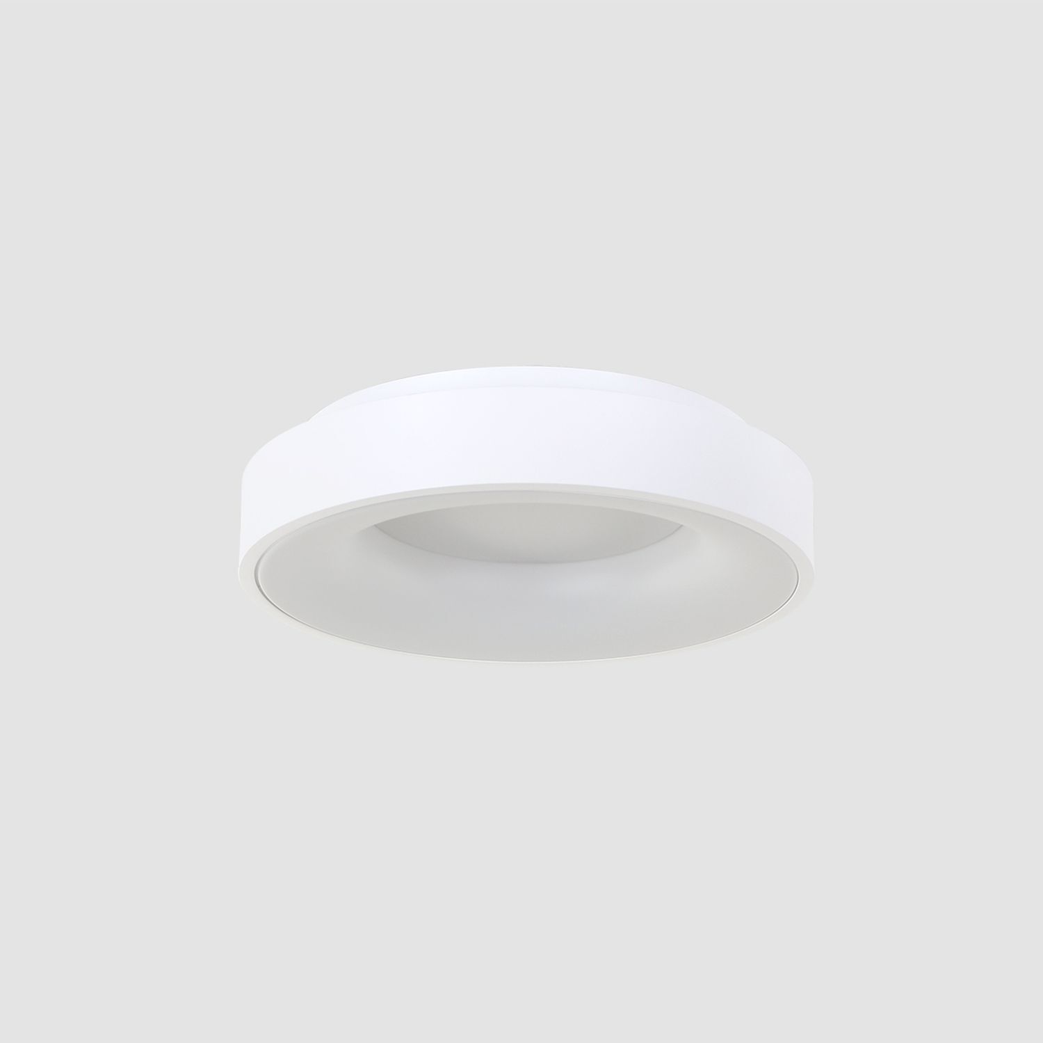 Plafonnier LED rond blanc Ø38 cm 30 W 2700 K faible éblouissement