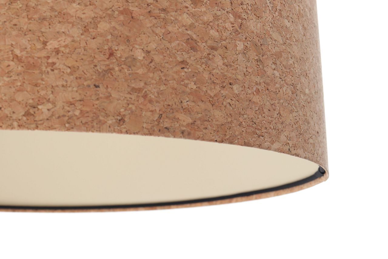 Lampe à suspendre Salle à manger Naturel Noir Liège Ø 40 cm E27 Moderne