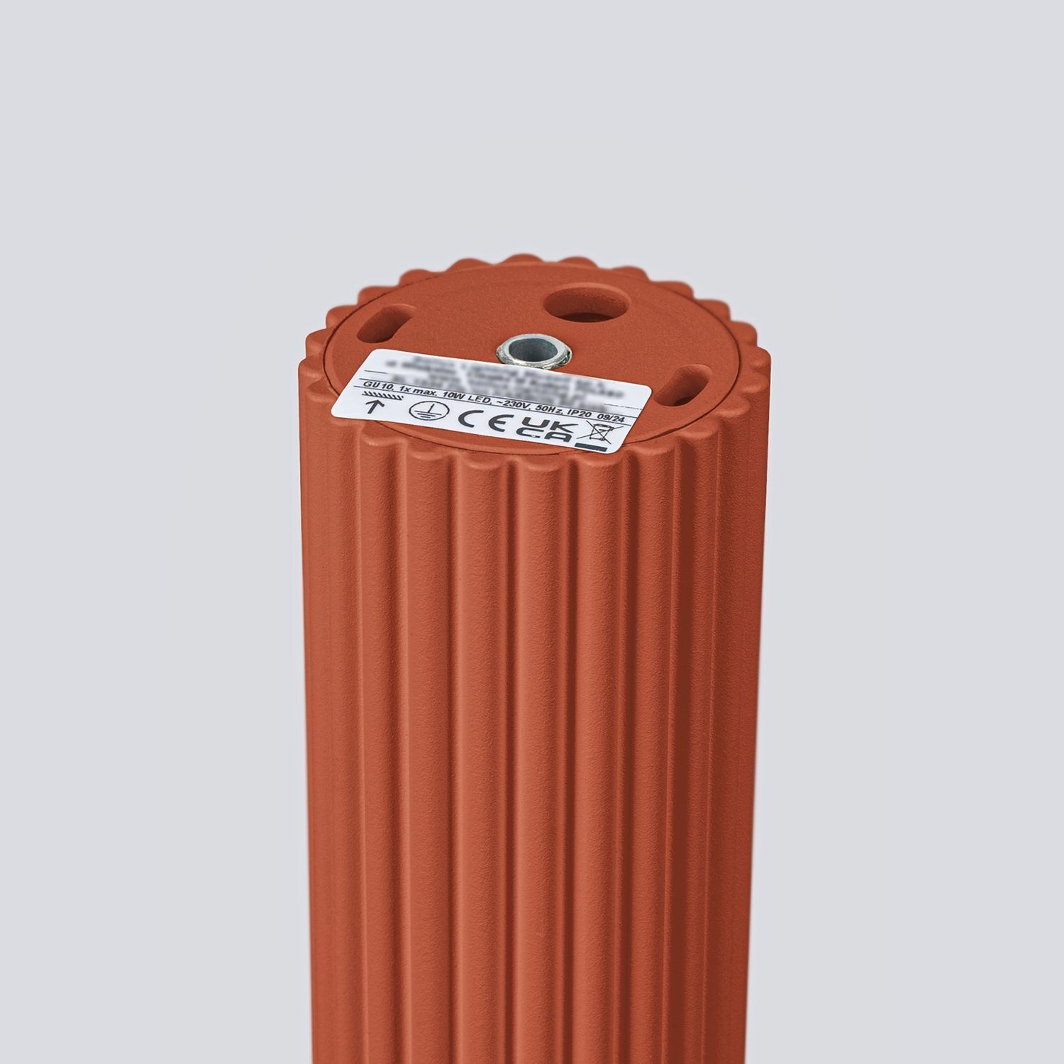 Spot à monter en saillie Ø 6,5 cm H : 10 cm petit aluminium GU10 rouge