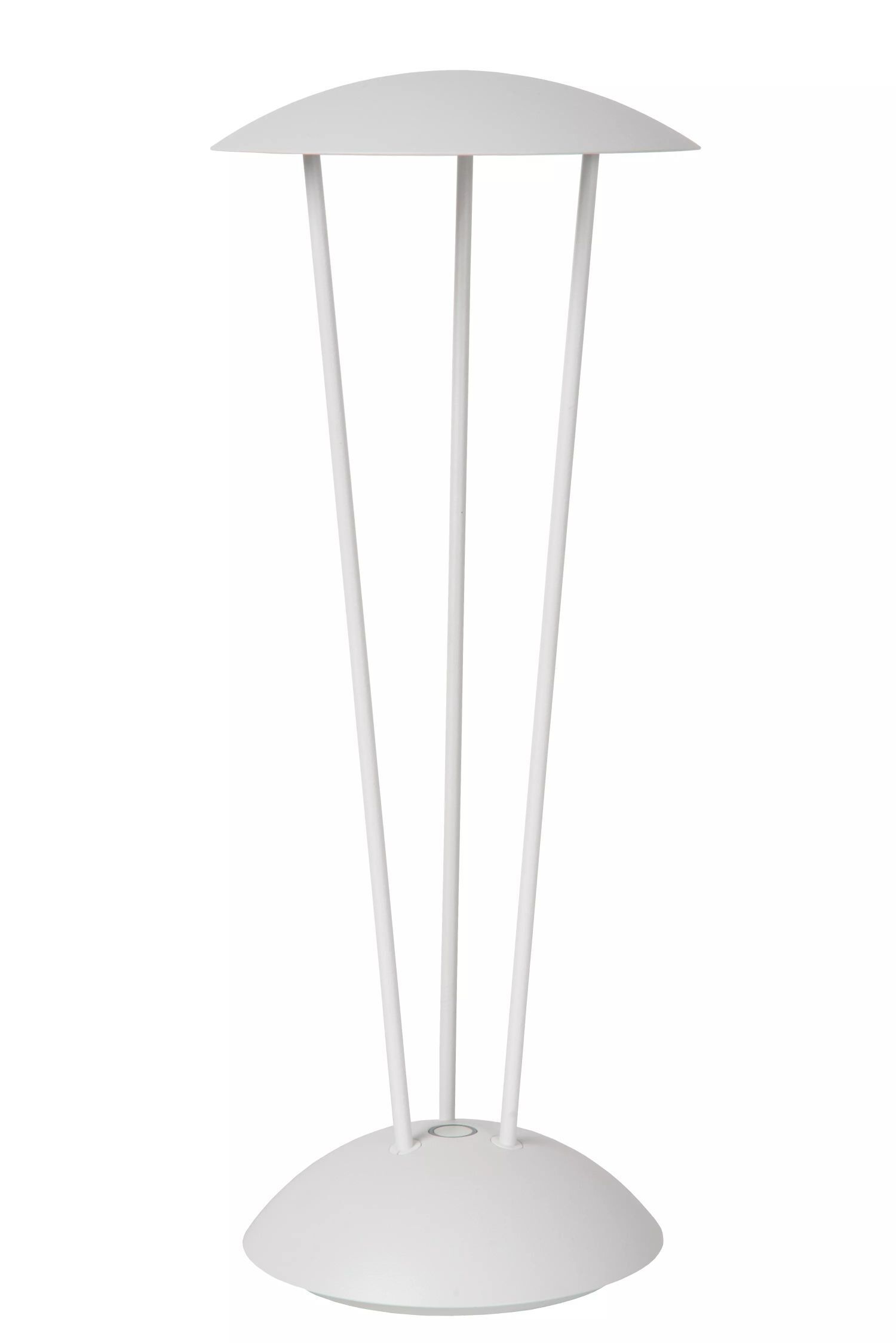 Lampe de table LED rechargeable Blanc Station de recharge IP54 2 W dimmable