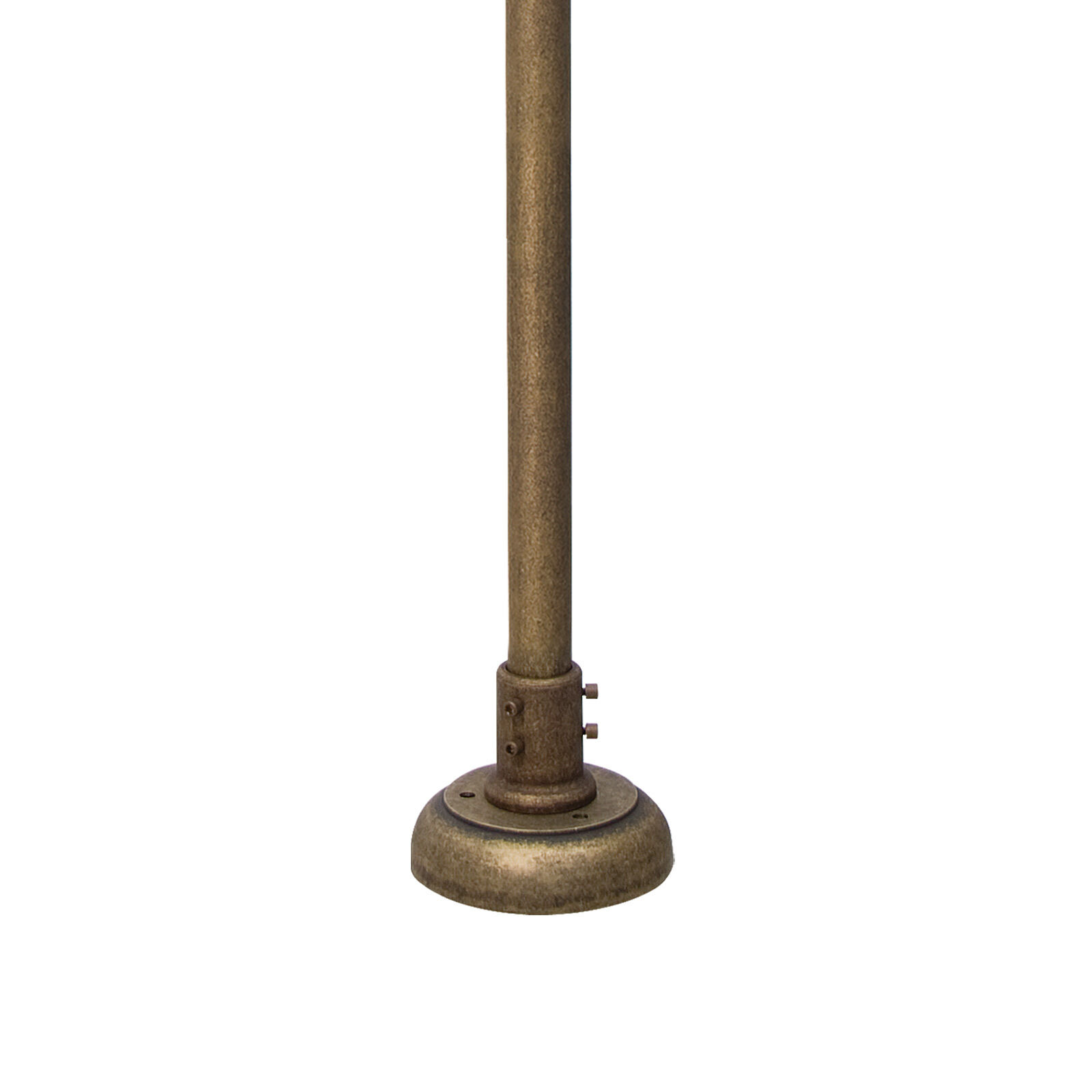 Lampe d'allée en bronze antique mat IP44 E27 150 cm laiton