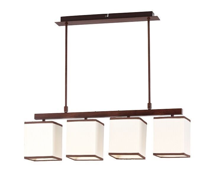 edle Hängeleuchte mit Stoff Kubu im Retrostil Leuchte, Lampe