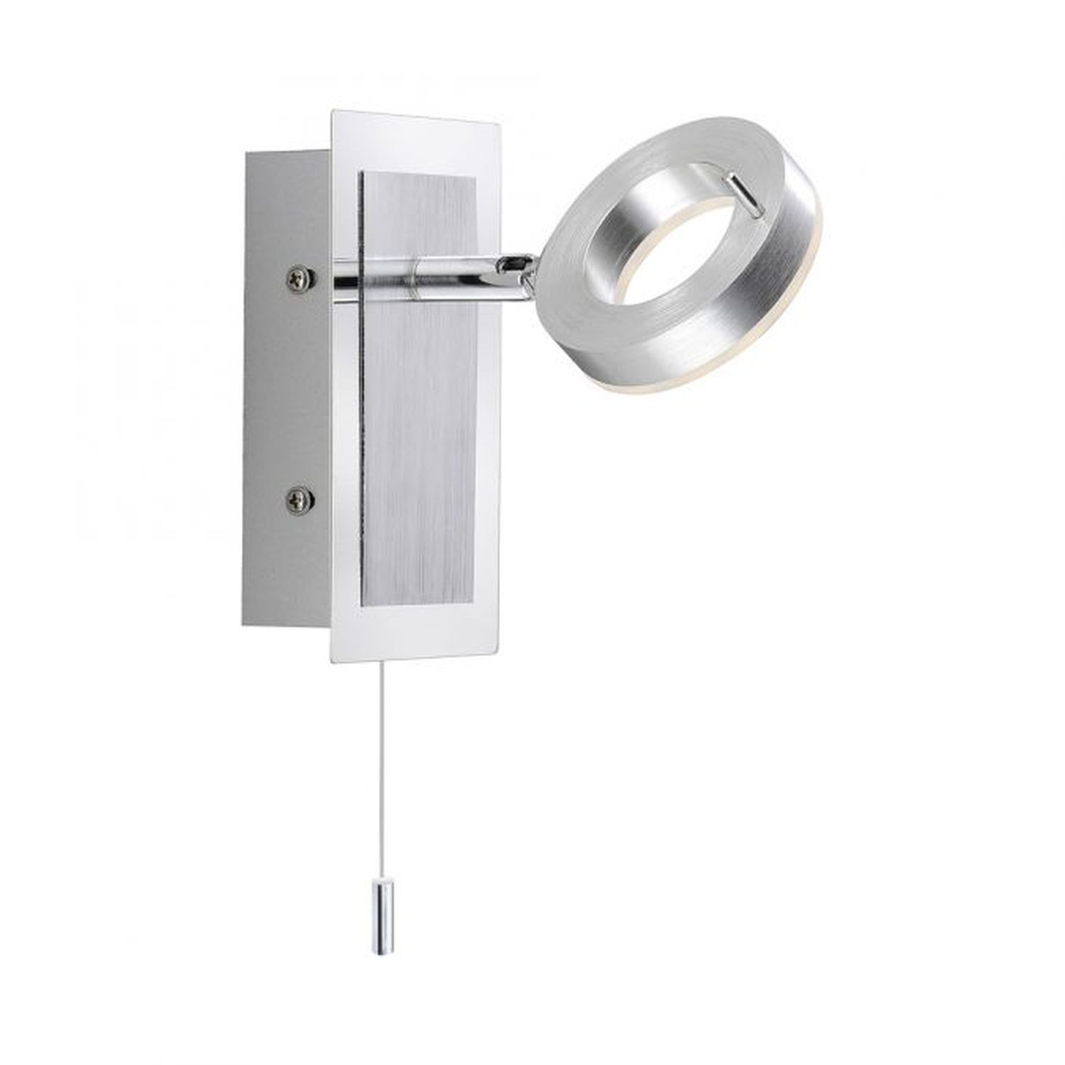 Spot mural à LED Interrupteur à tirette IP44 flexible en aluminium
