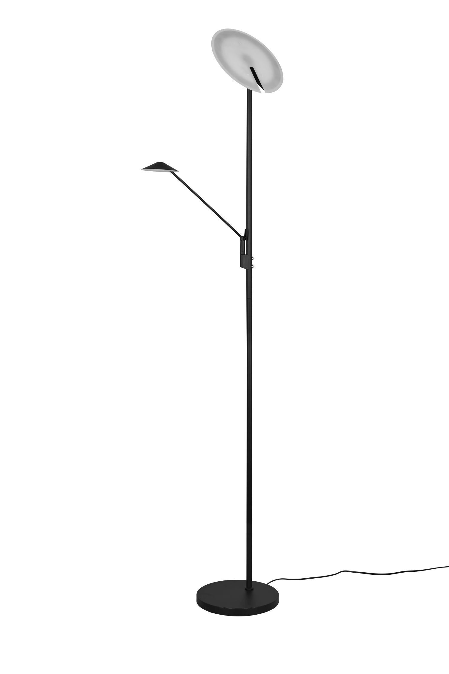 Lampadaire LED à intensité variable flexible 180 cm noir Lire