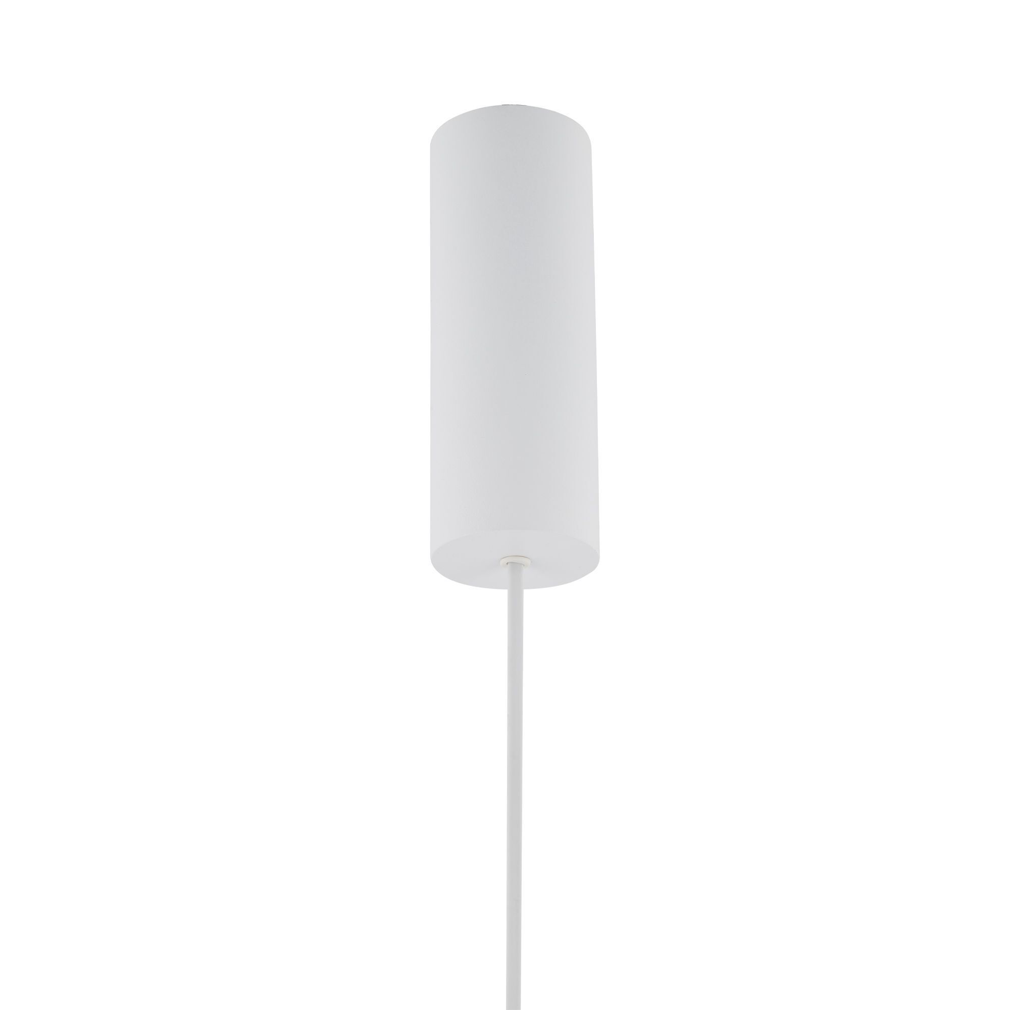 LED Pendelleuchte Weiß Aluminium Ø5,5 cm rund 19 W Wandleuchte, Stehlampe, weiße Leuchte, Kabelampe, minimalistisches Design
