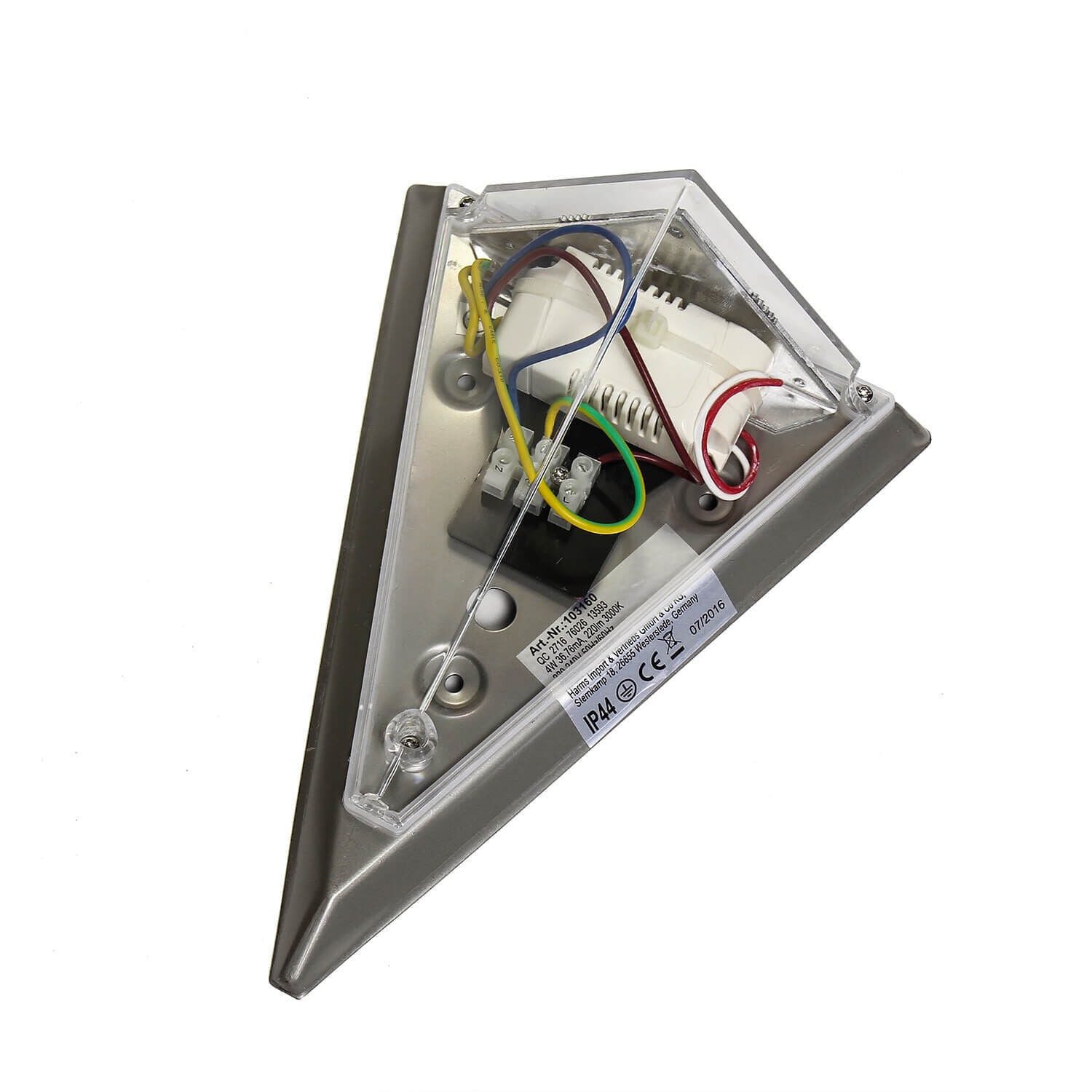 Applique murale d'extérieur en acier inoxydable Triangle LED Computerausrüstung, Elektronik, Hardware